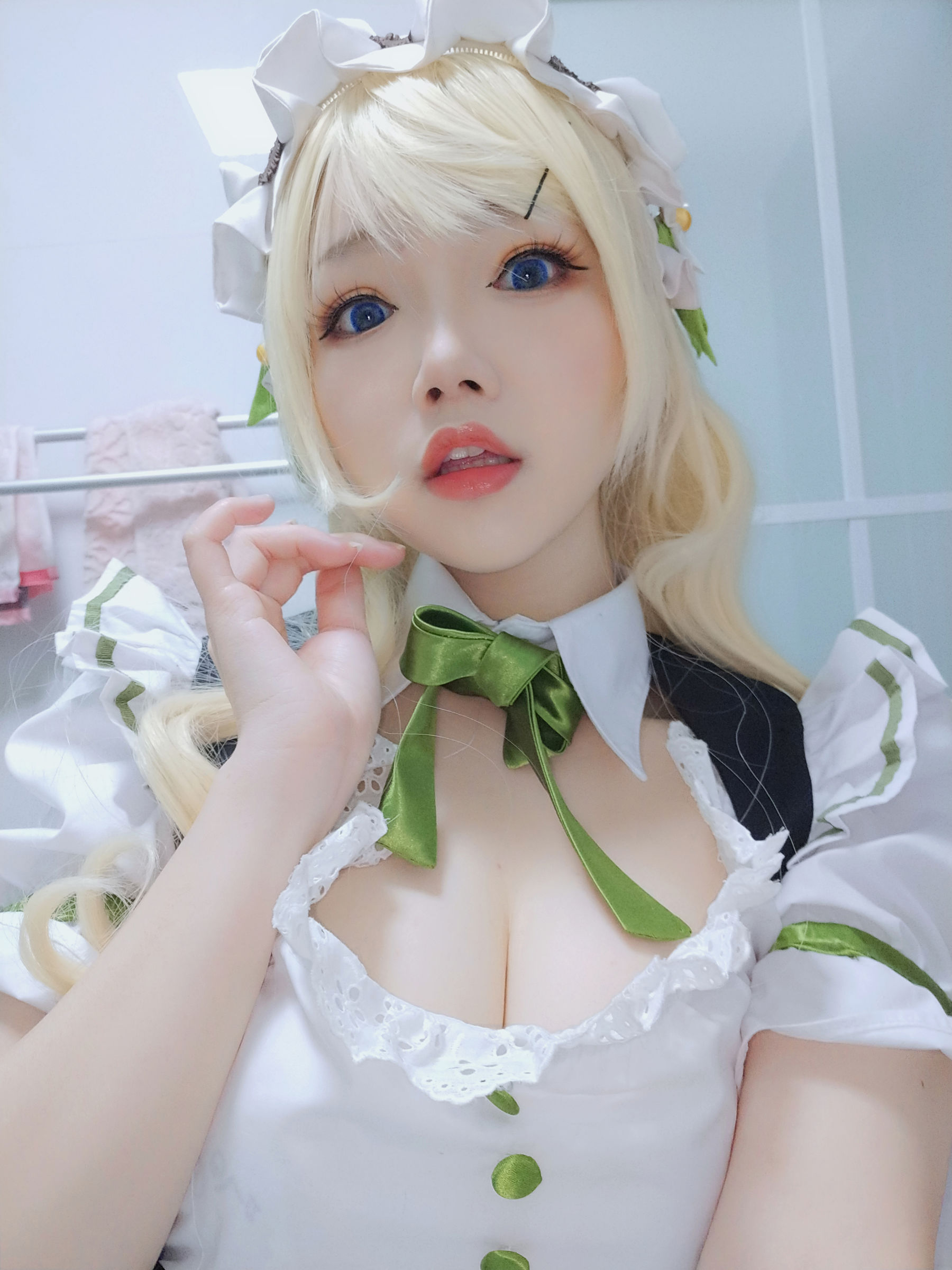 [网红COSER写真] 动漫博主雪晴Astra - 女仆