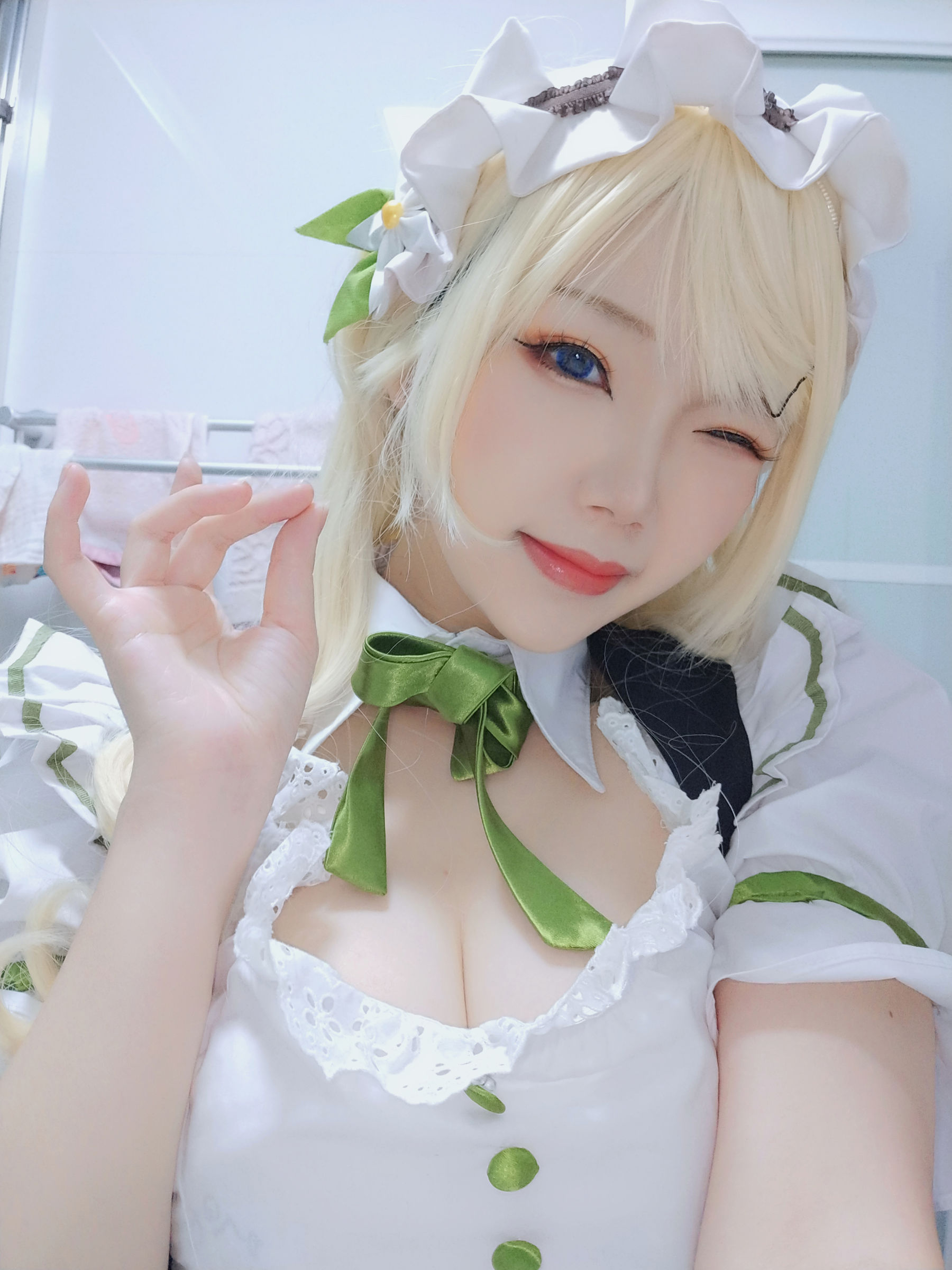 [网红COSER写真] 动漫博主雪晴Astra - 女仆