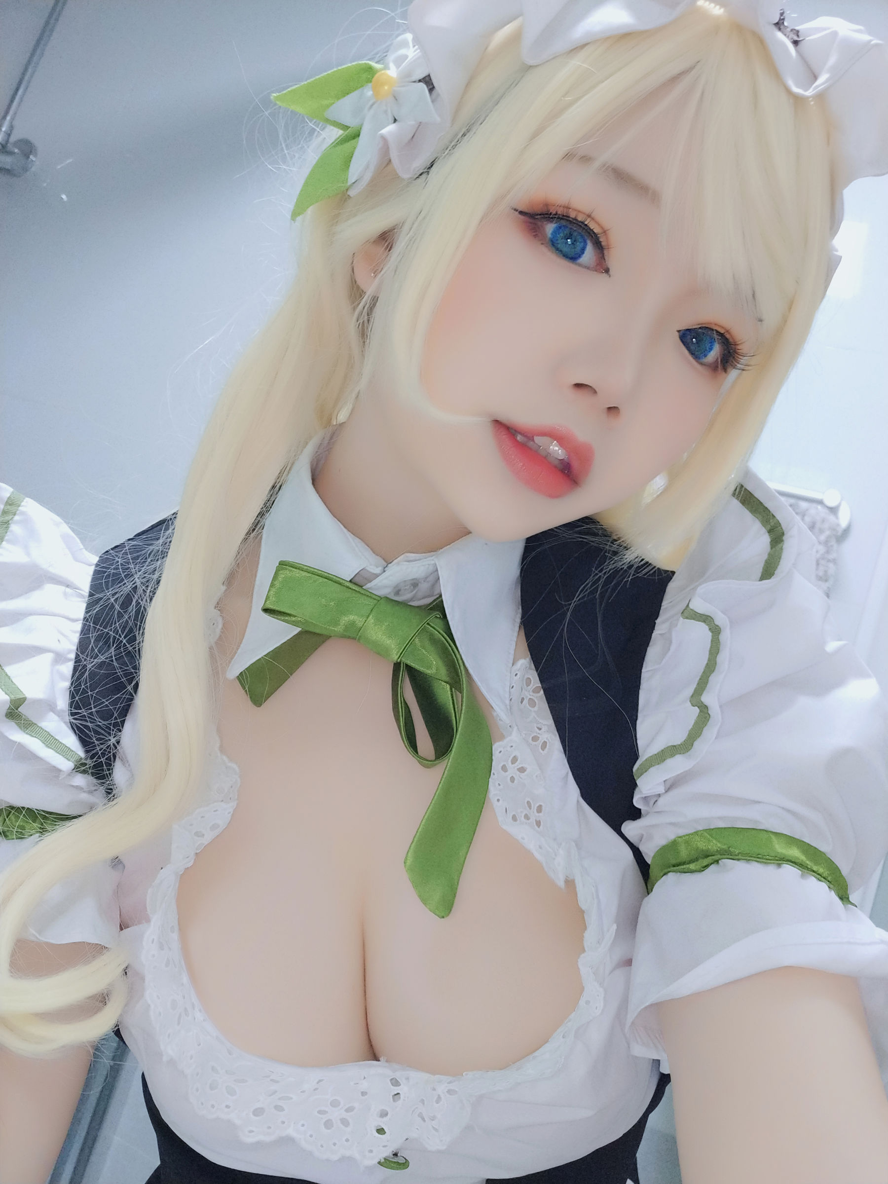 [网红COSER写真] 动漫博主雪晴Astra - 女仆