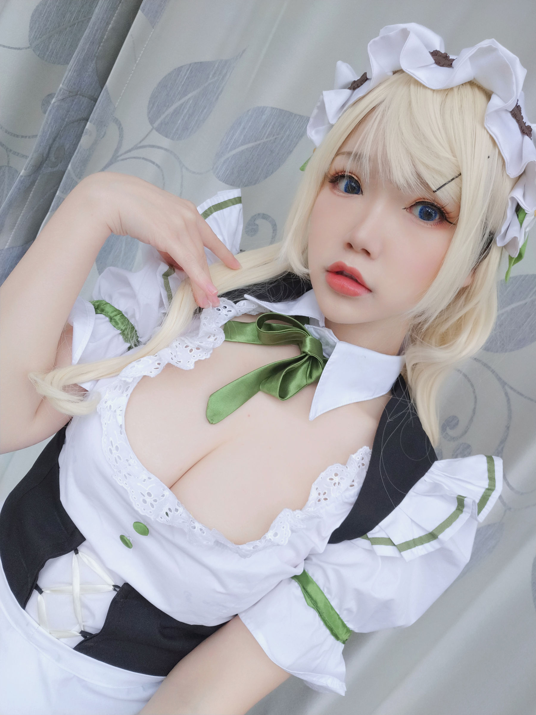 [网红COSER写真] 动漫博主雪晴Astra - 女仆