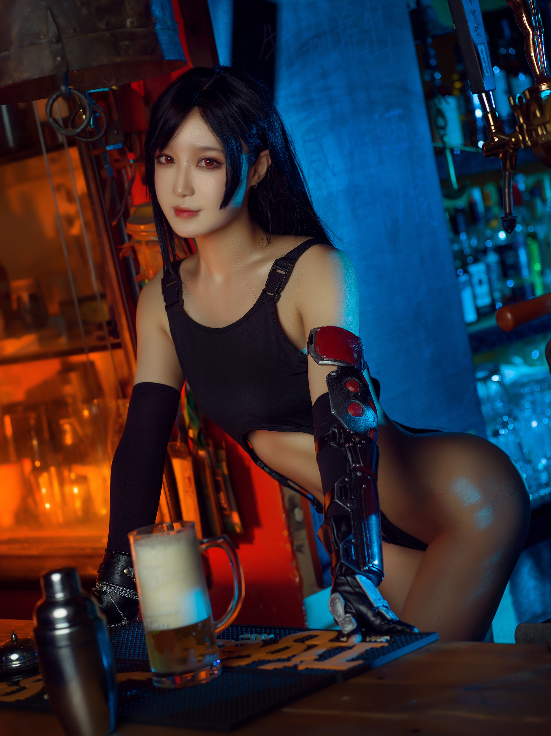 [网红COSER写真] 动漫博主阿包也是兔娘 - 蒂法