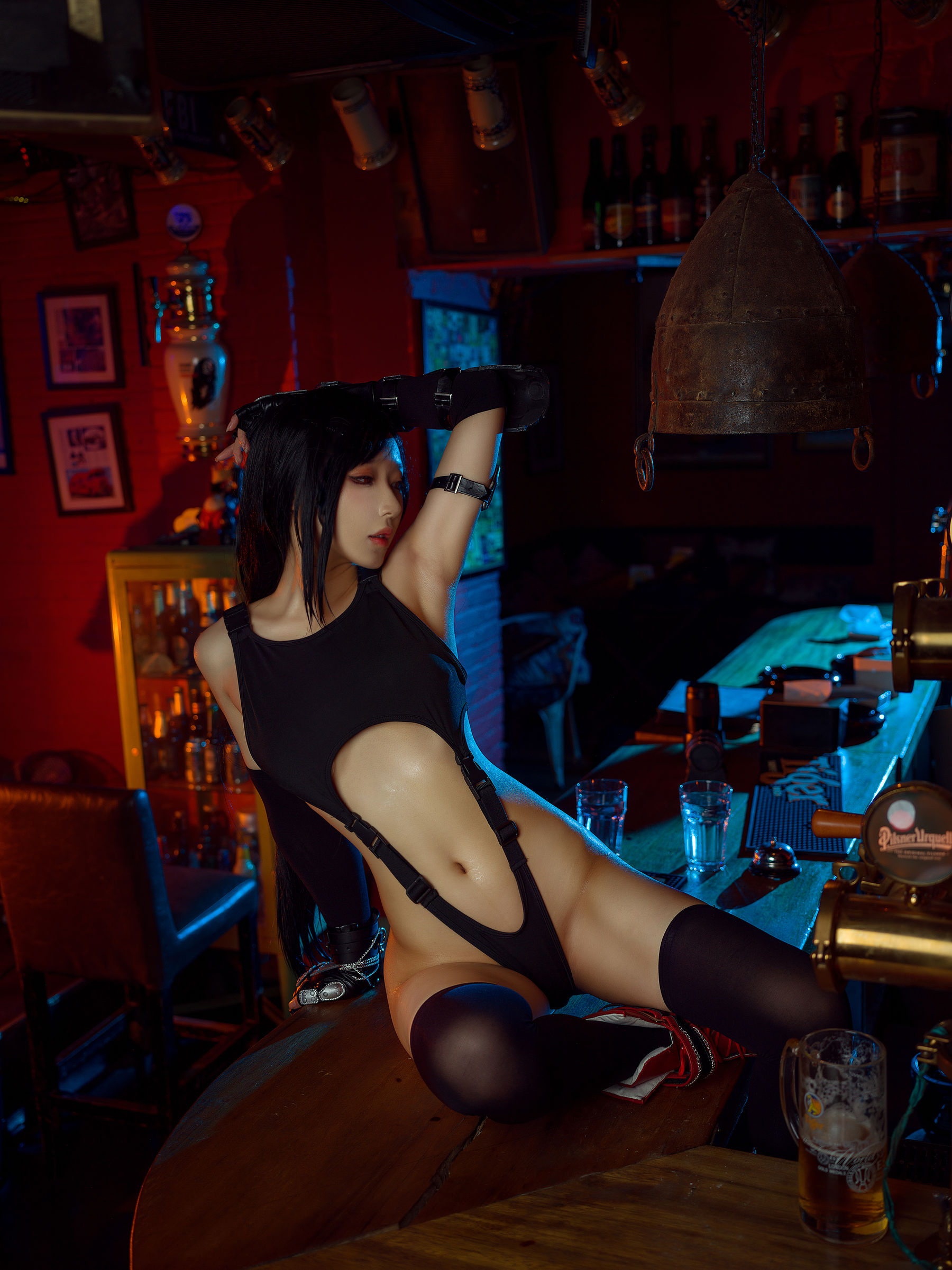 [网红COSER写真] 动漫博主阿包也是兔娘 - 蒂法