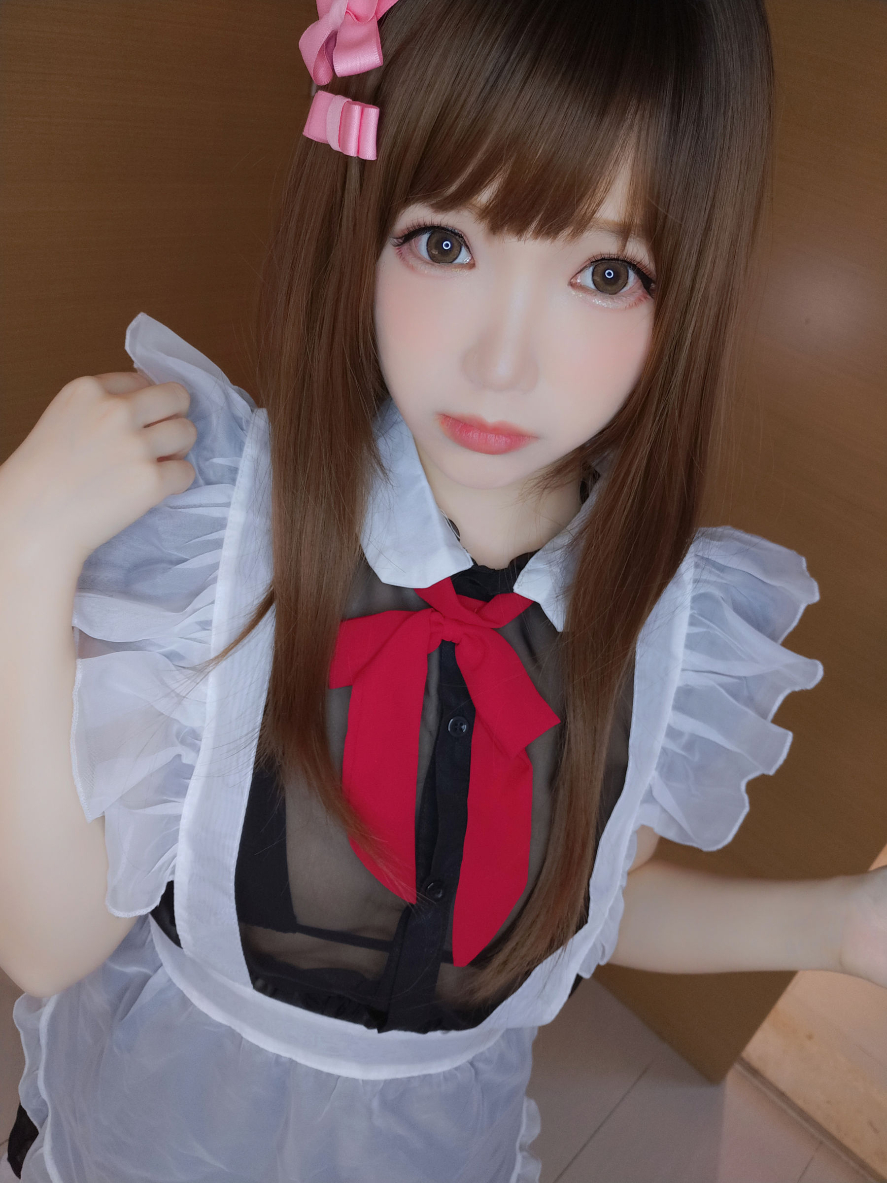 [网红COSER写真] 动漫博主雪晴Astra - 浴室女仆