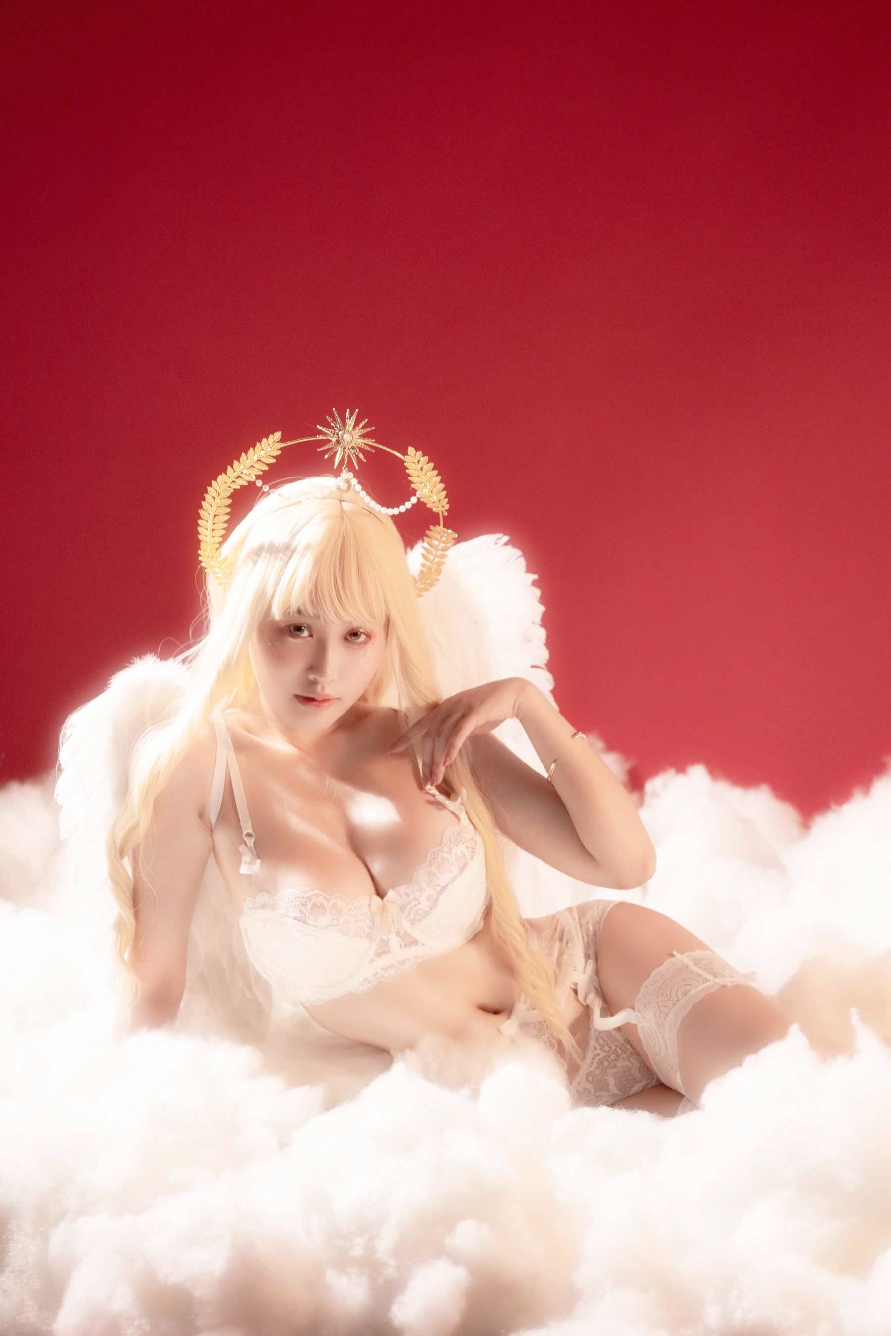 [网红COSER写真] 动漫博主脱尾巴Mizuki - 天使