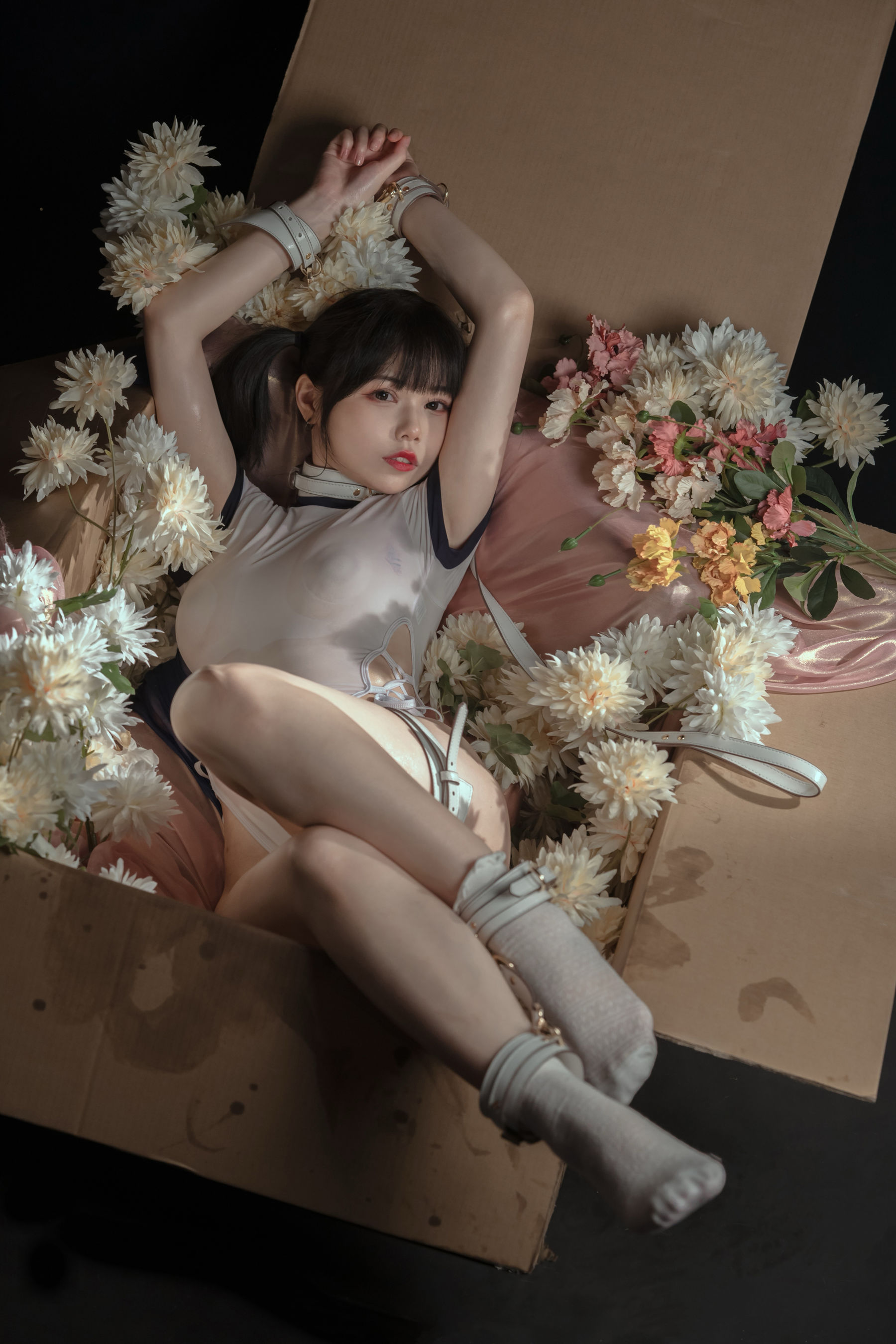 [网红COSER写真] 七月喵子 - 体操服