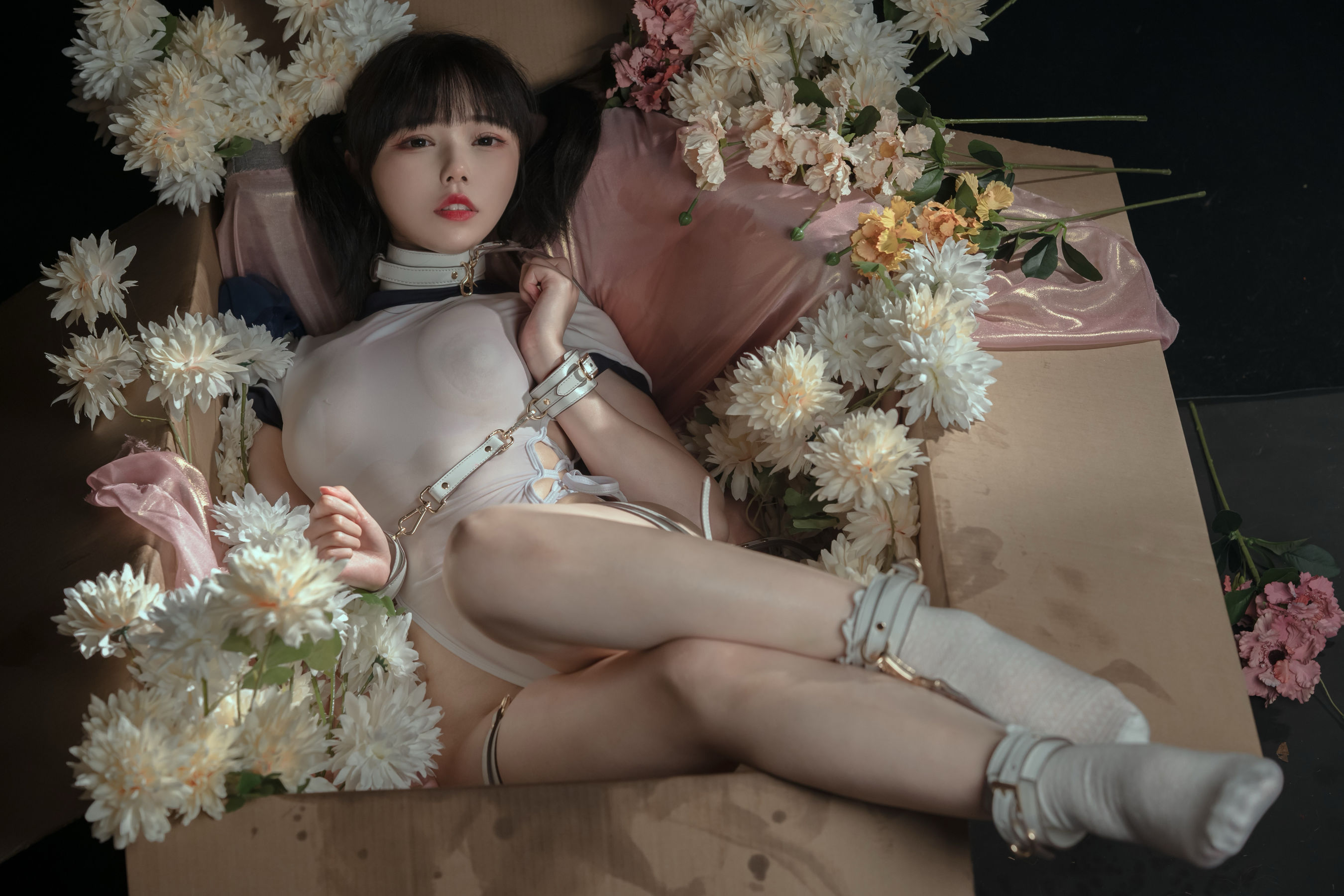 [网红COSER写真] 七月喵子 - 体操服