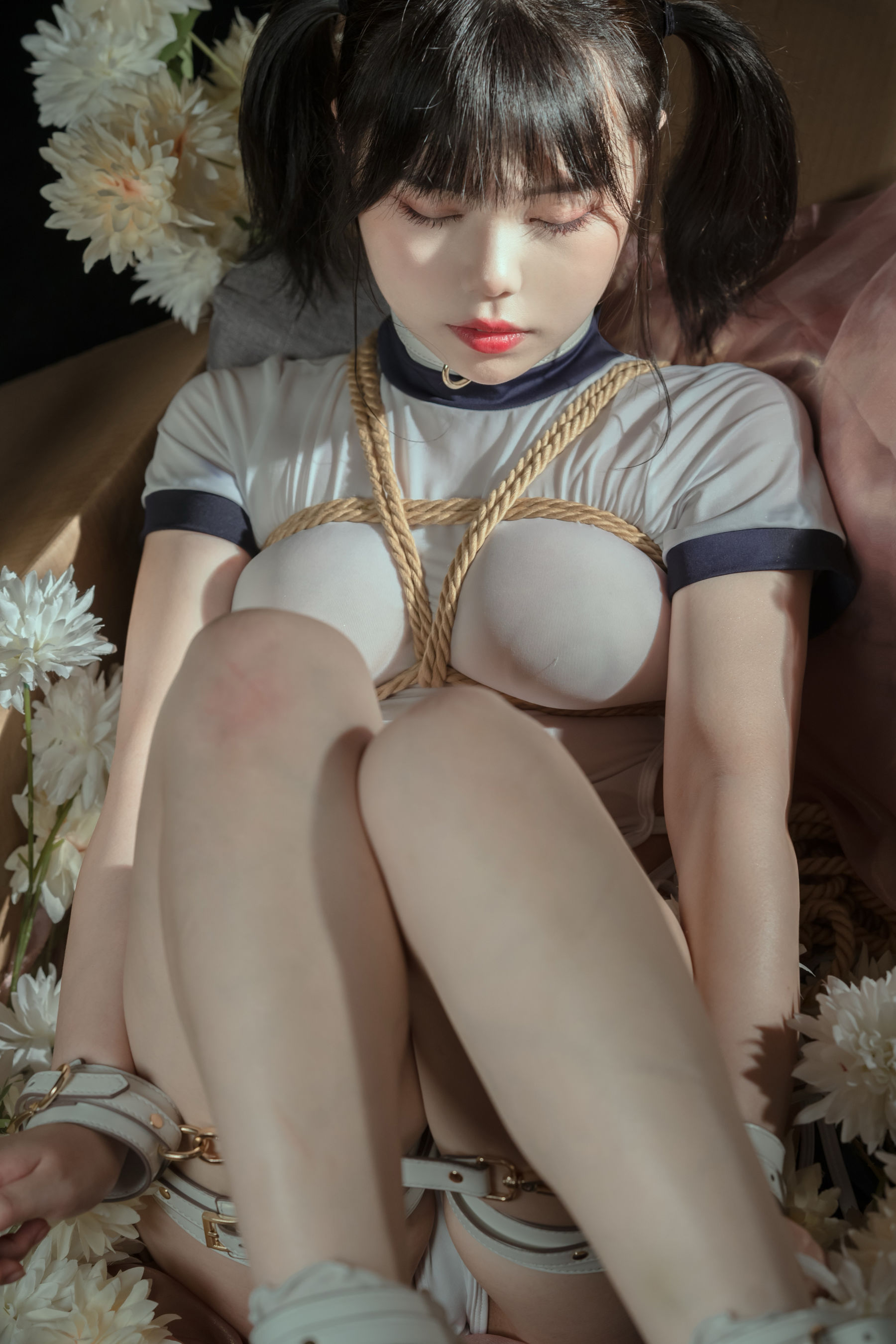 [网红COSER写真] 七月喵子 - 体操服