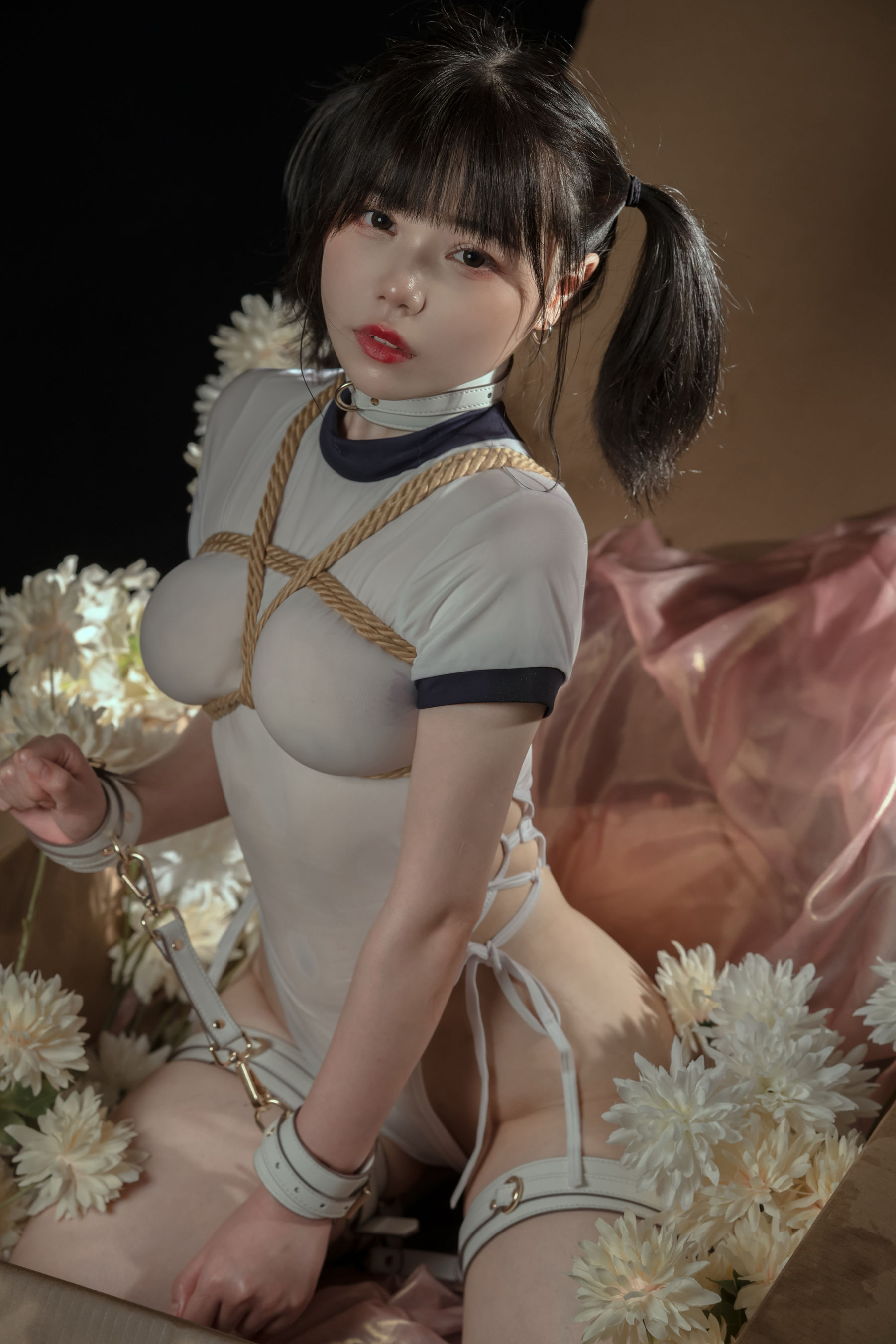 [网红COSER写真] 七月喵子 - 体操服