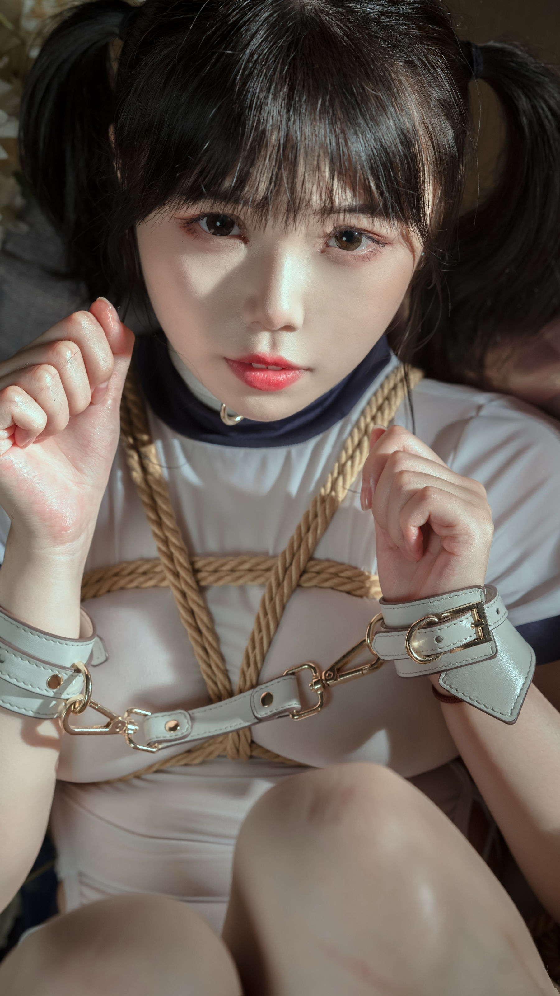 [网红COSER写真] 七月喵子 - 体操服