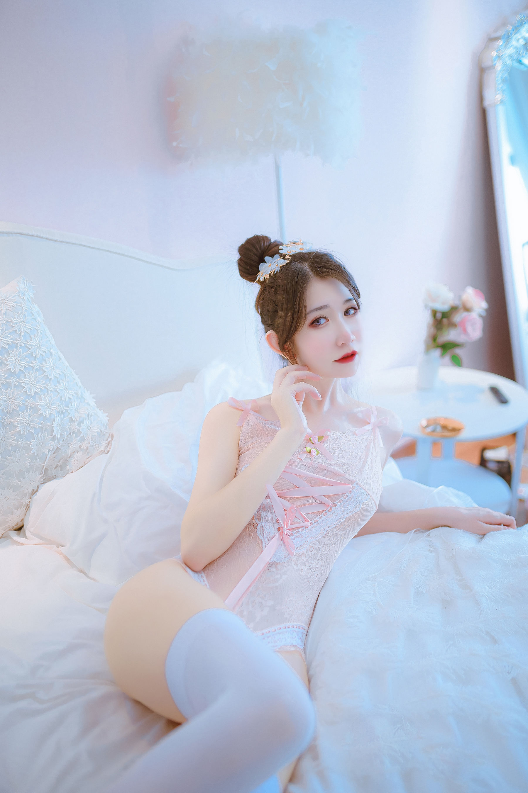 [网红COSER写真] 动漫博主阮邑_Fairy - 大象 粉色