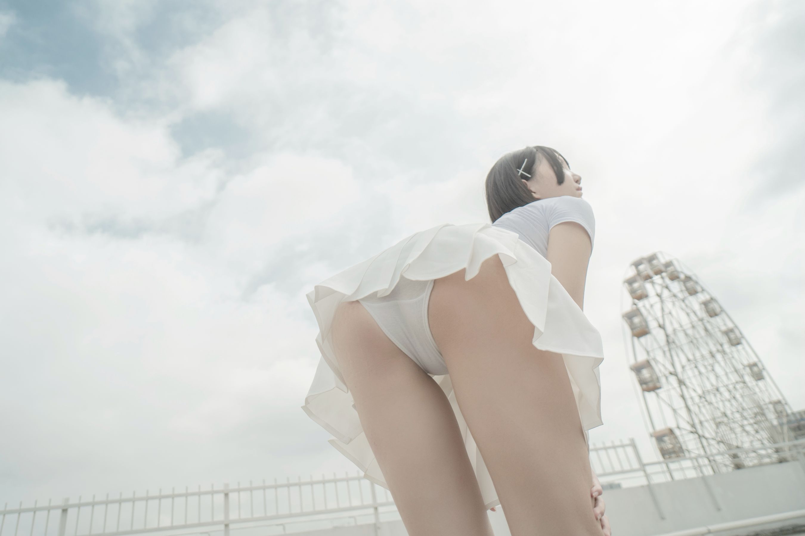 [网红COSER写真] 鬼马少女阿薰kaOri - 天台