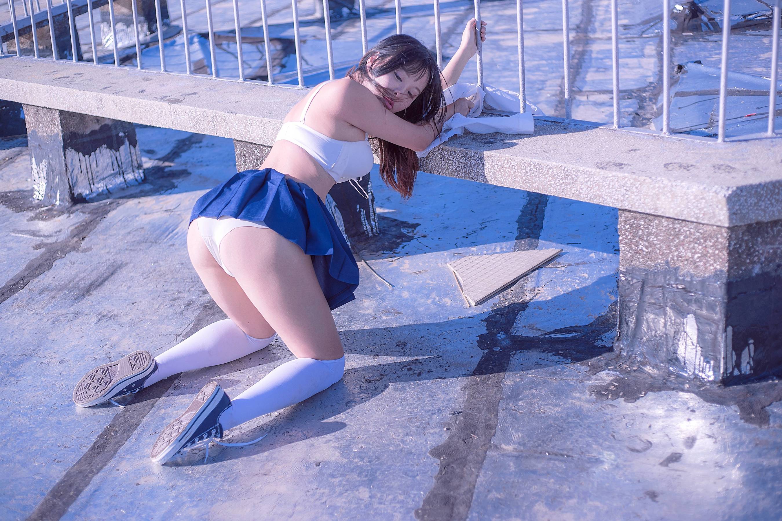 [网红COSER写真] 菟菟 - JK