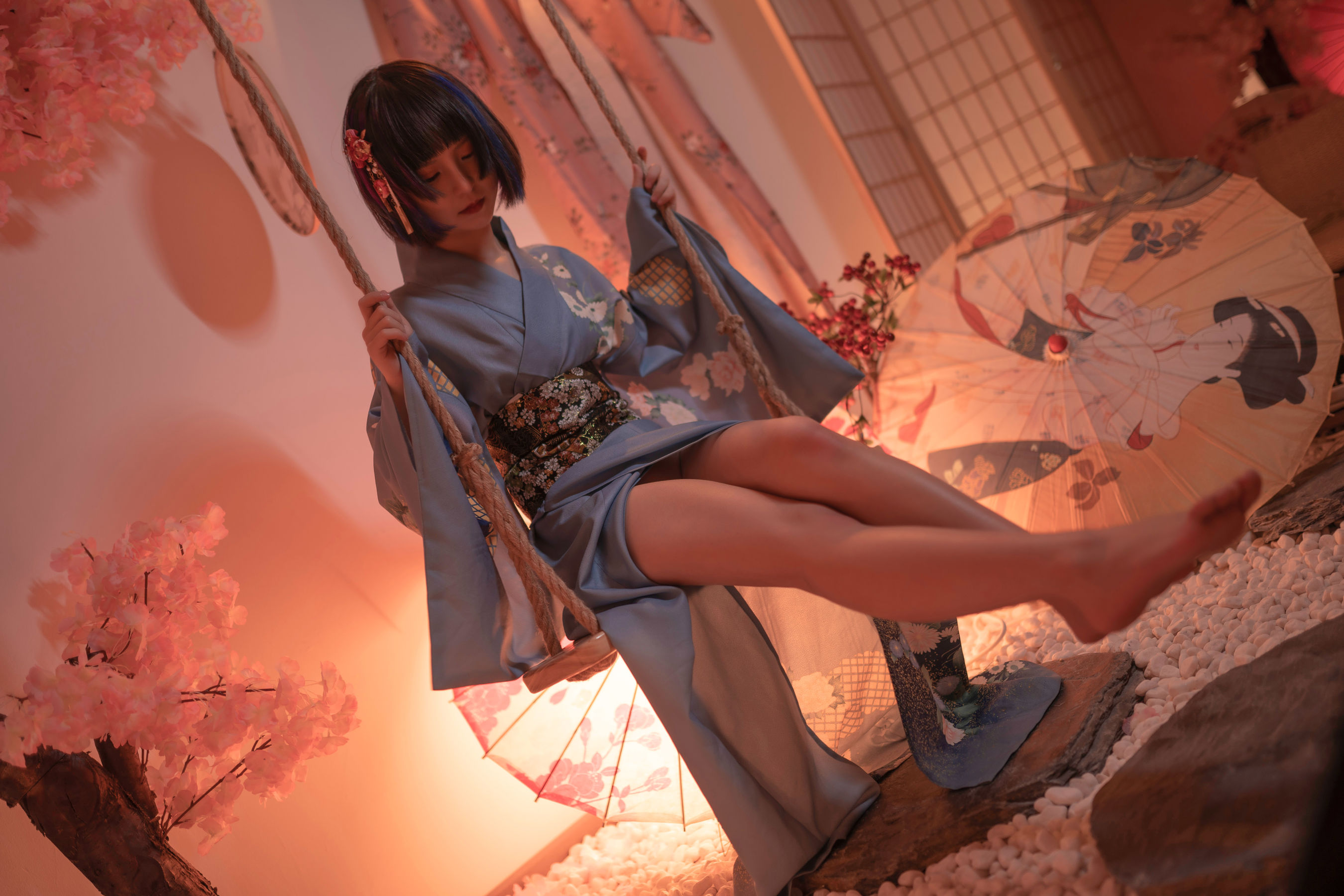 [网红COSER写真] 美少女晕崽 - 樱之诱惑