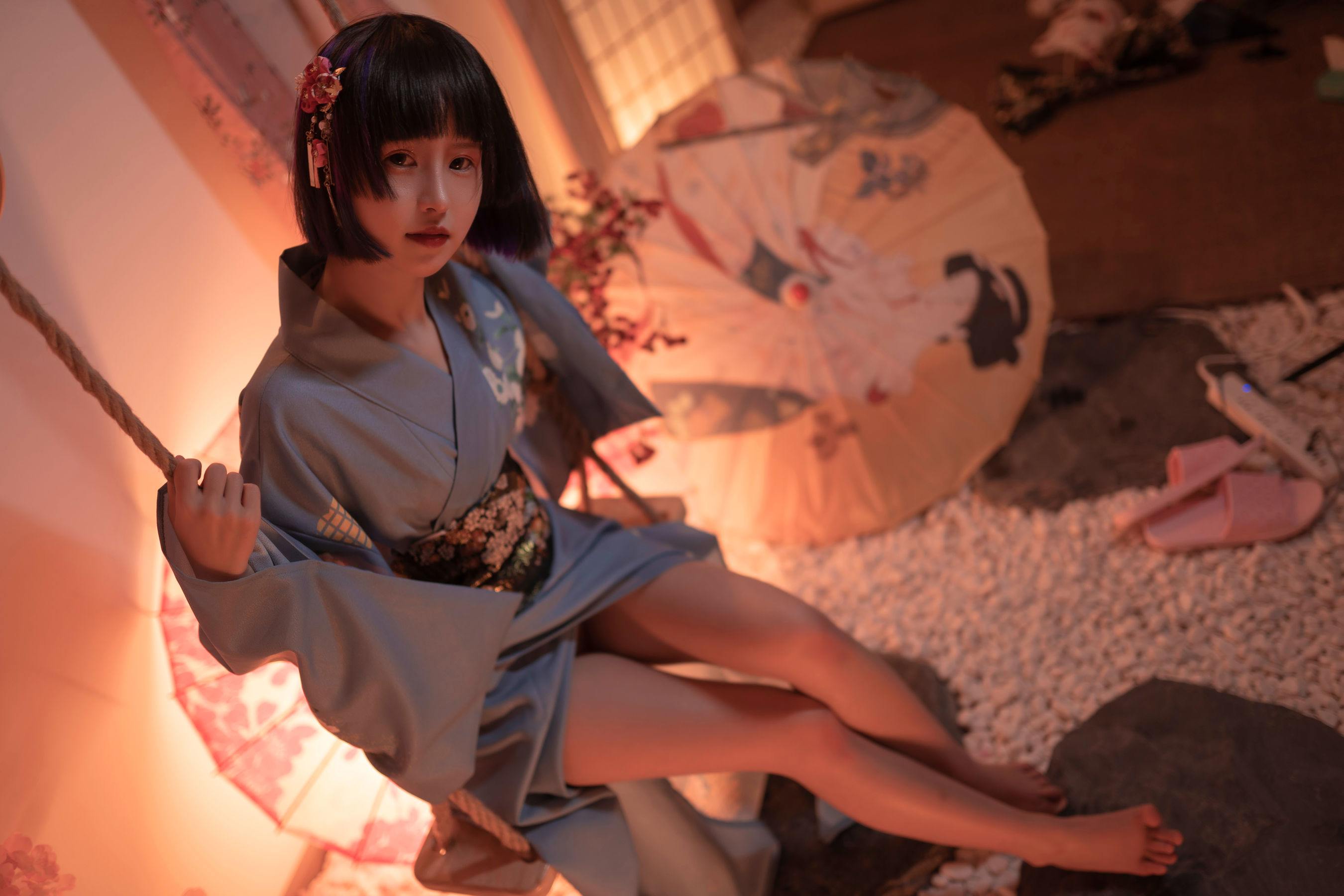 [网红COSER写真] 美少女晕崽 - 樱之诱惑