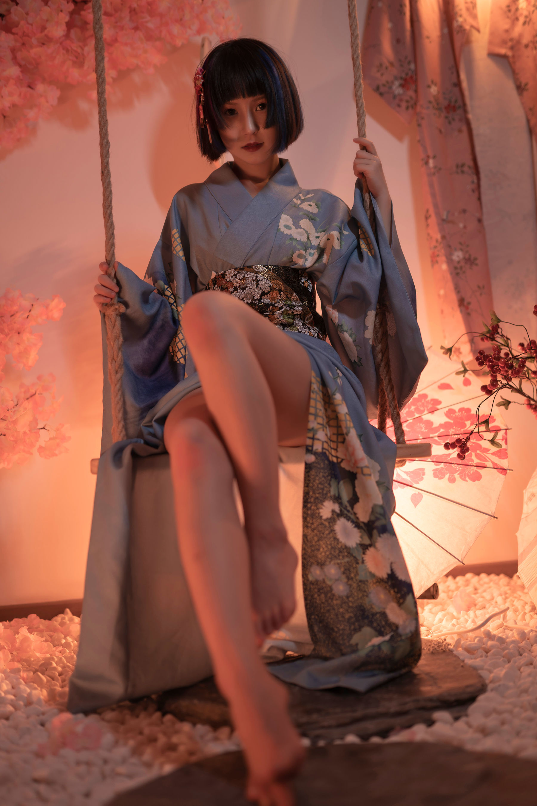 [网红COSER写真] 美少女晕崽 - 樱之诱惑