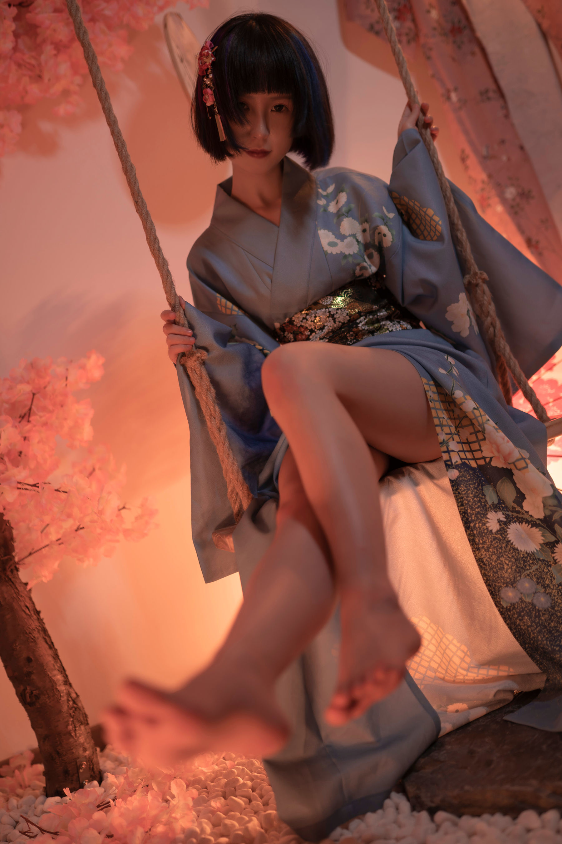 [网红COSER写真] 美少女晕崽 - 樱之诱惑
