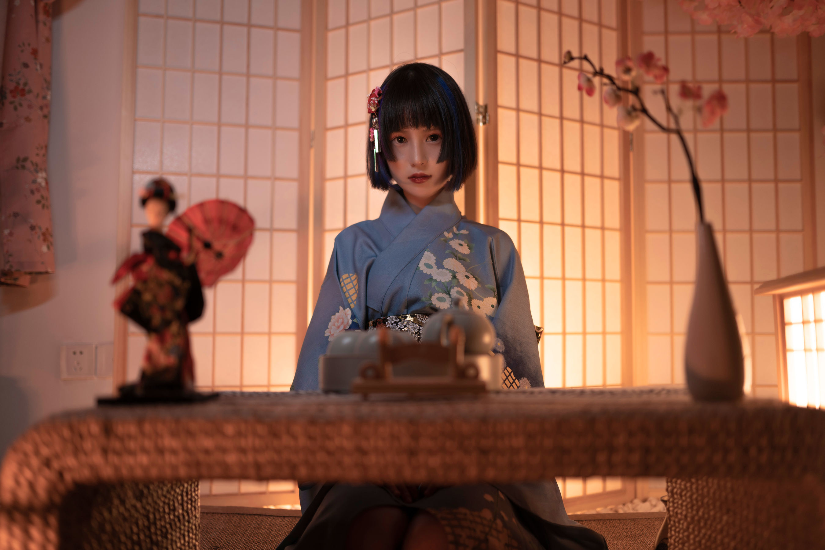 [网红COSER写真] 美少女晕崽 - 樱之诱惑