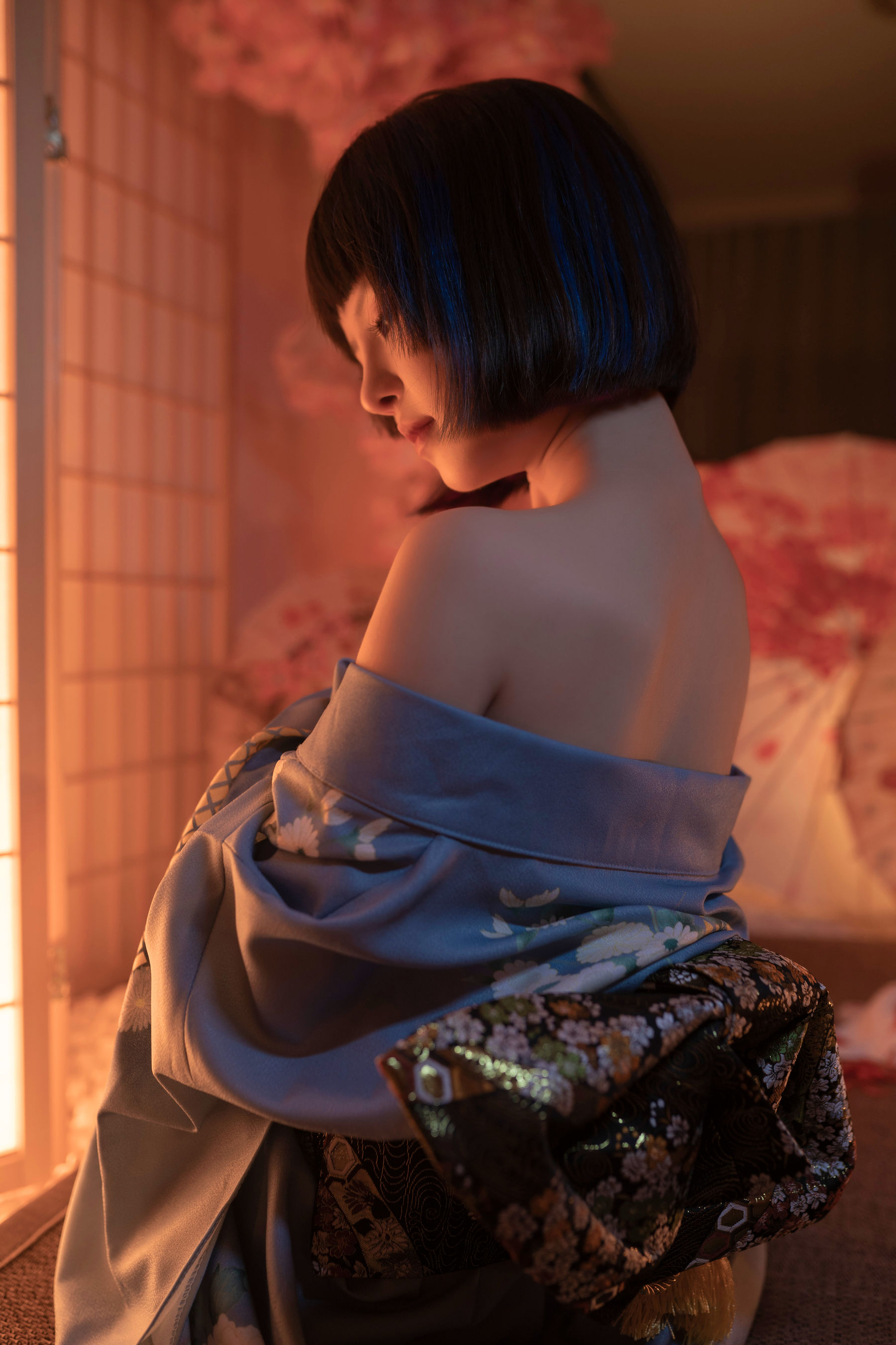 [网红COSER写真] 美少女晕崽 - 樱之诱惑