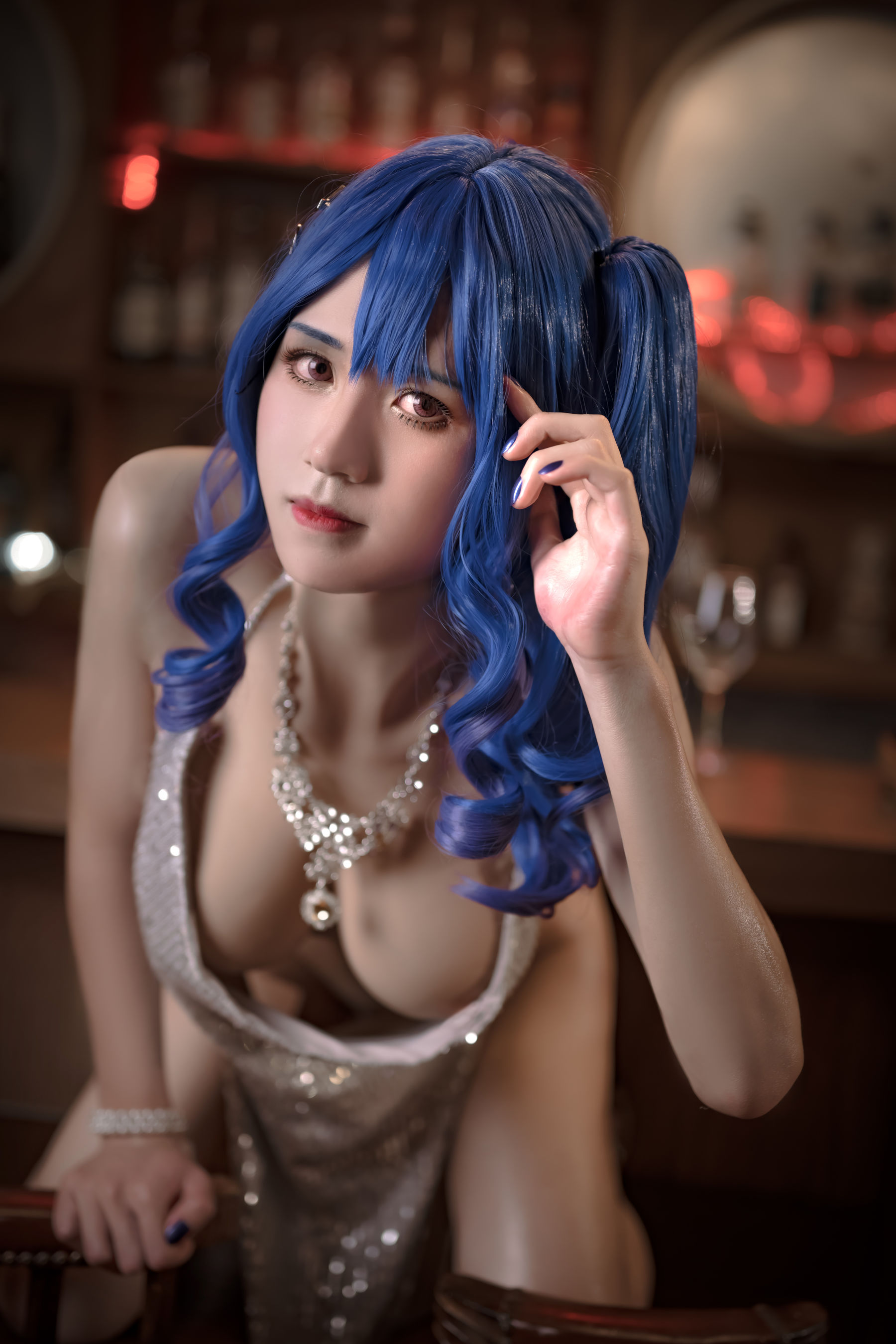 [网红COSER写真] 动漫博主桜满三时 - 圣路易斯 礼服