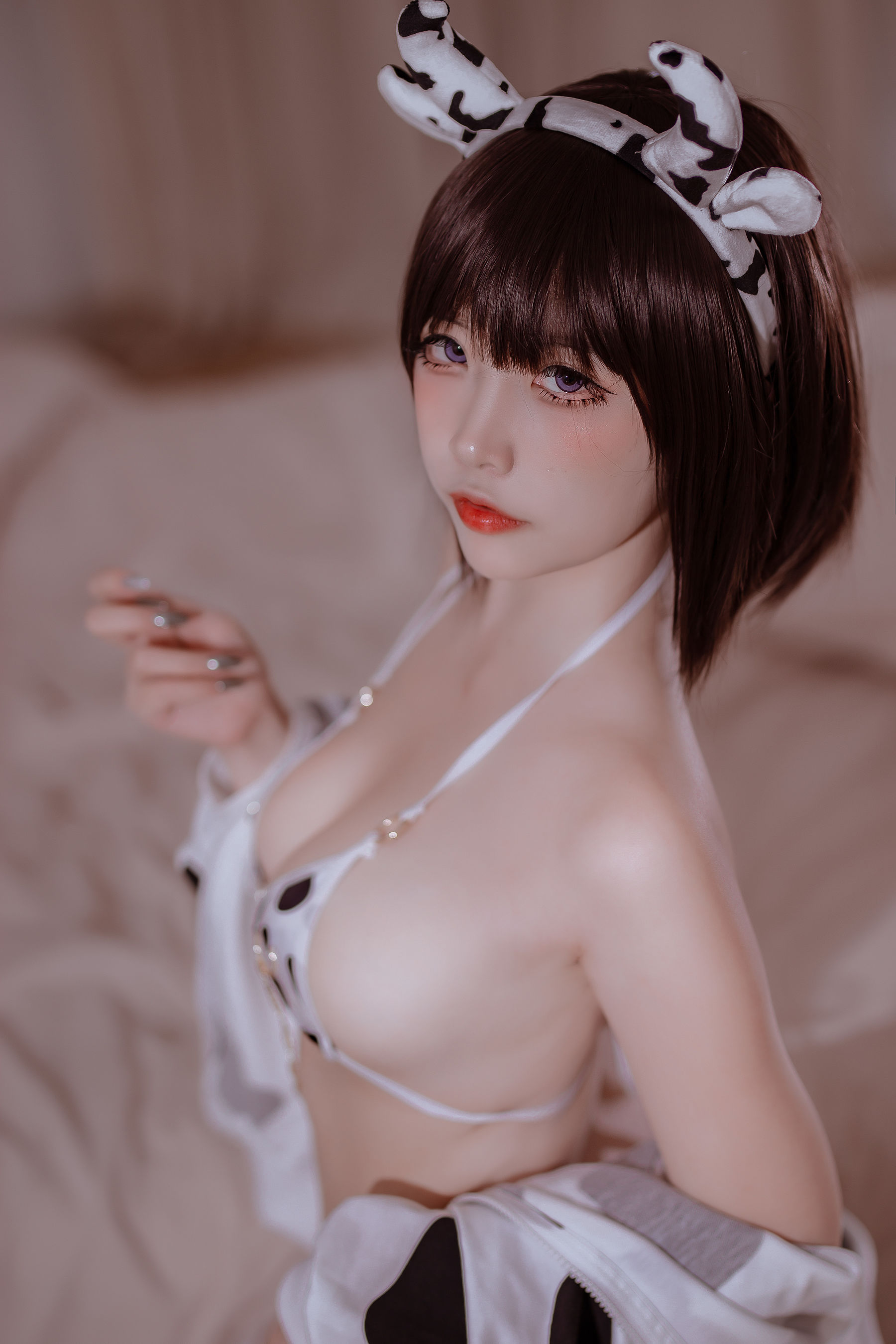 [网红COSER写真] 人气Coser二佐Nisa - 奶牛妹妹