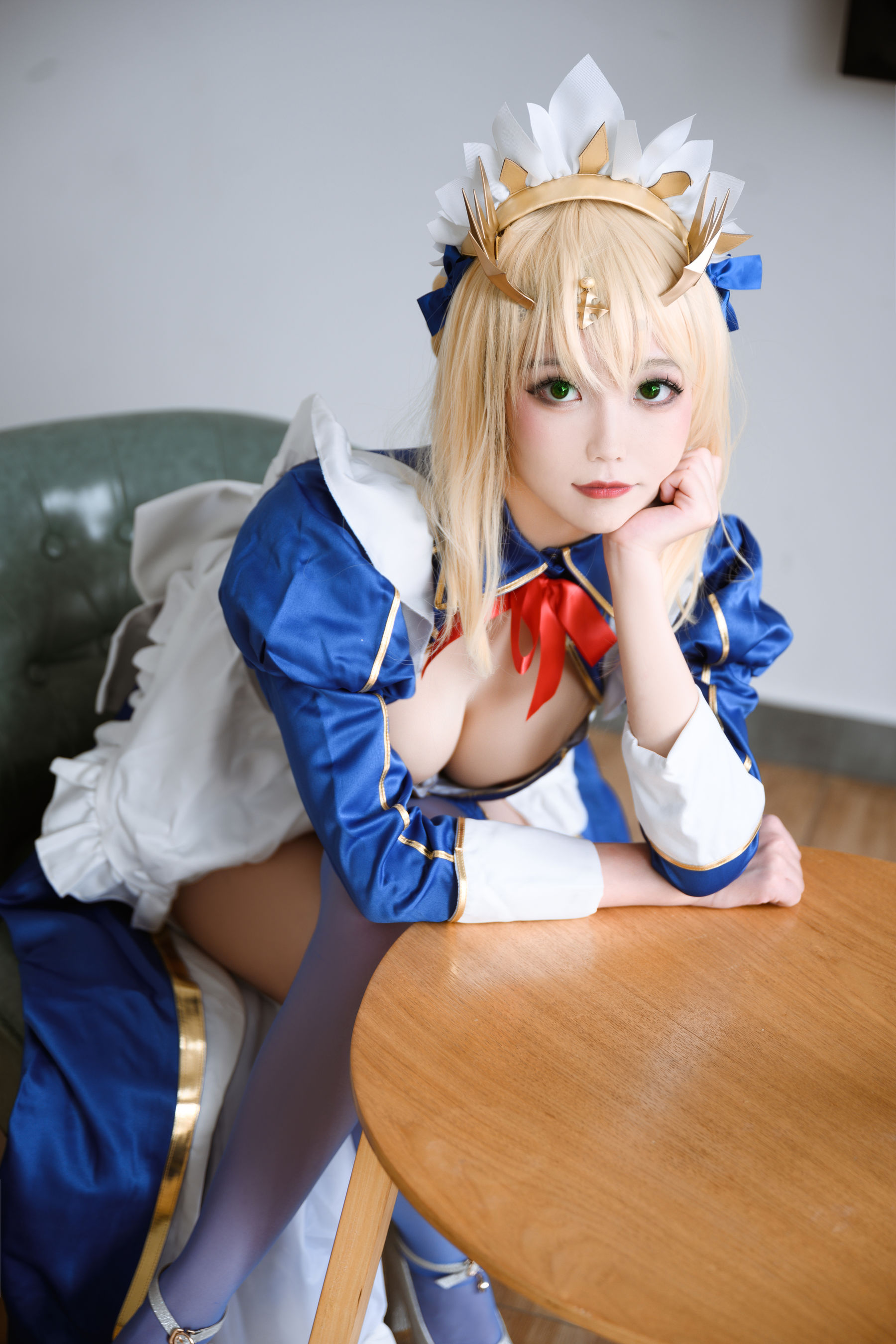 [网红COSER写真] Cosplay汪知子 - 白枪呆