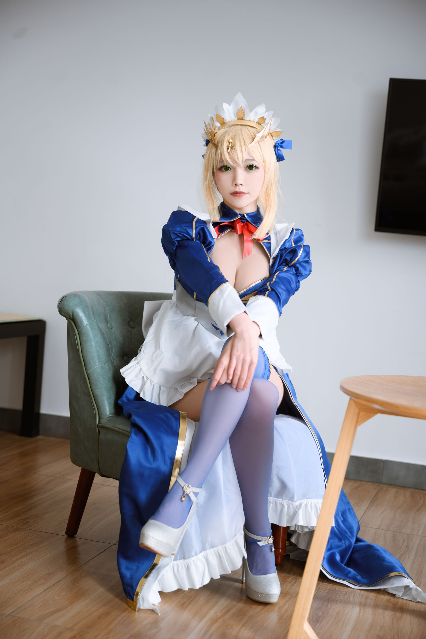 [网红COSER写真] Cosplay汪知子 - 白枪呆