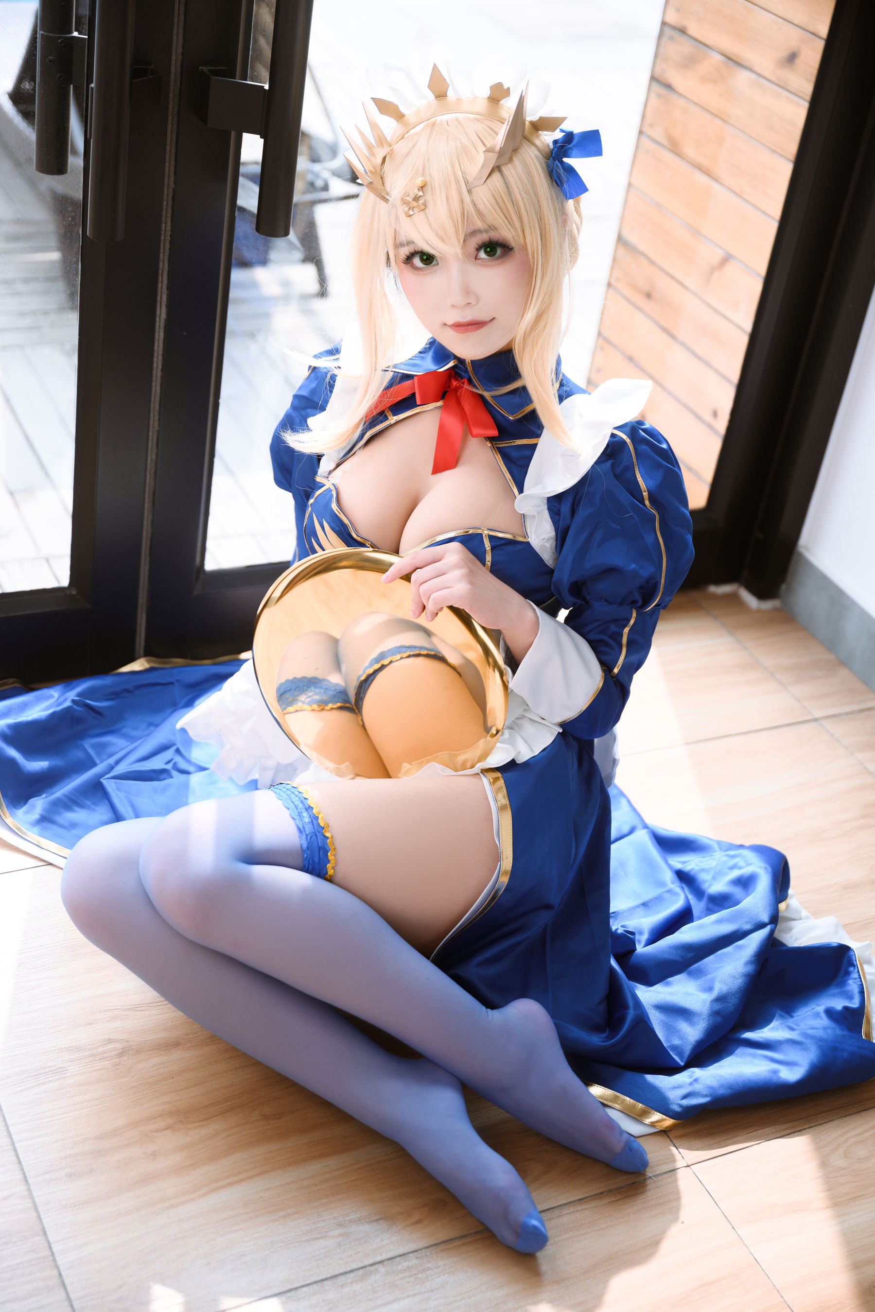 [网红COSER写真] Cosplay汪知子 - 白枪呆
