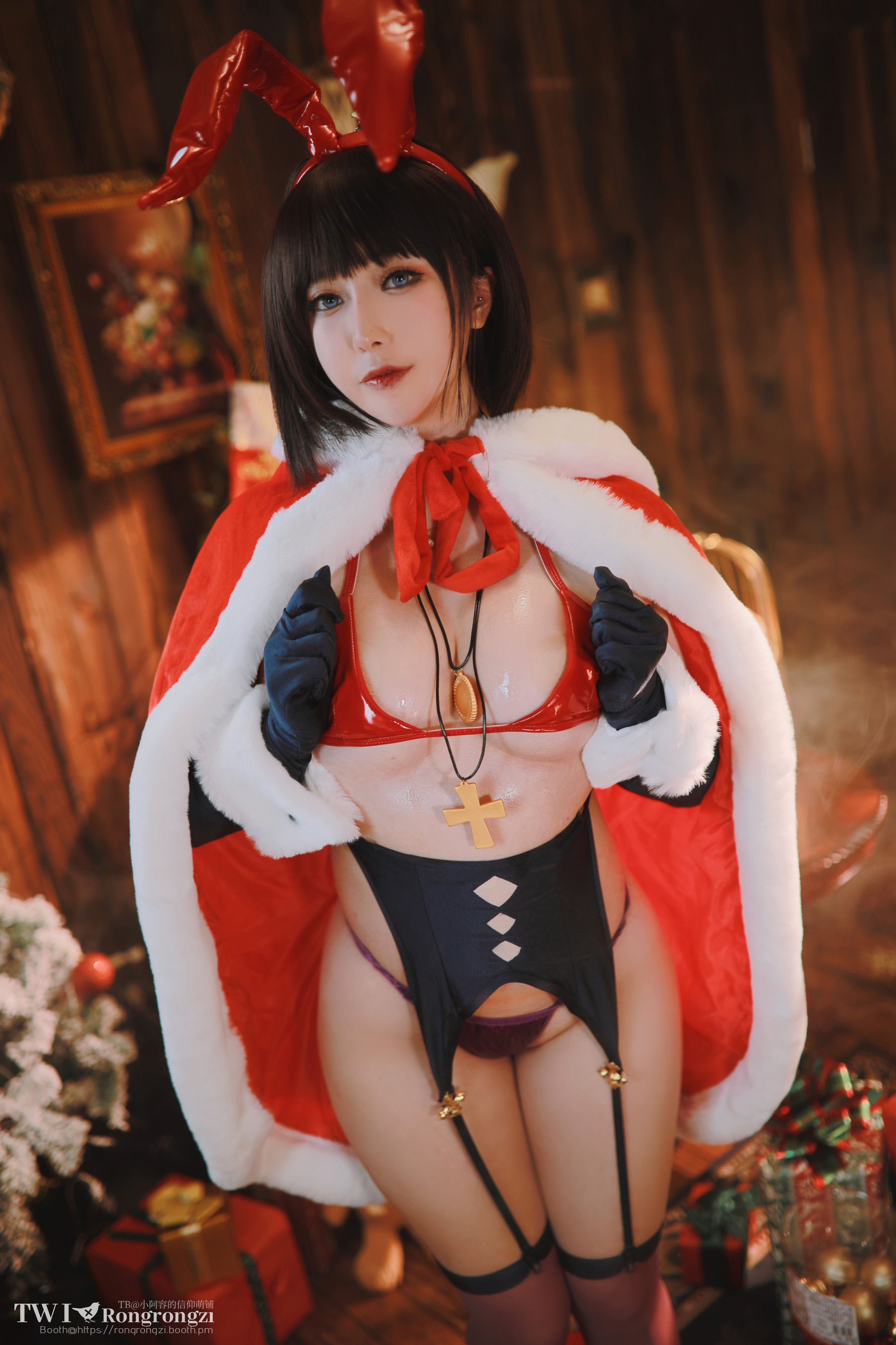 [网红COSER写真] 小容仔咕咕咕 - 魔太郎兔女郎