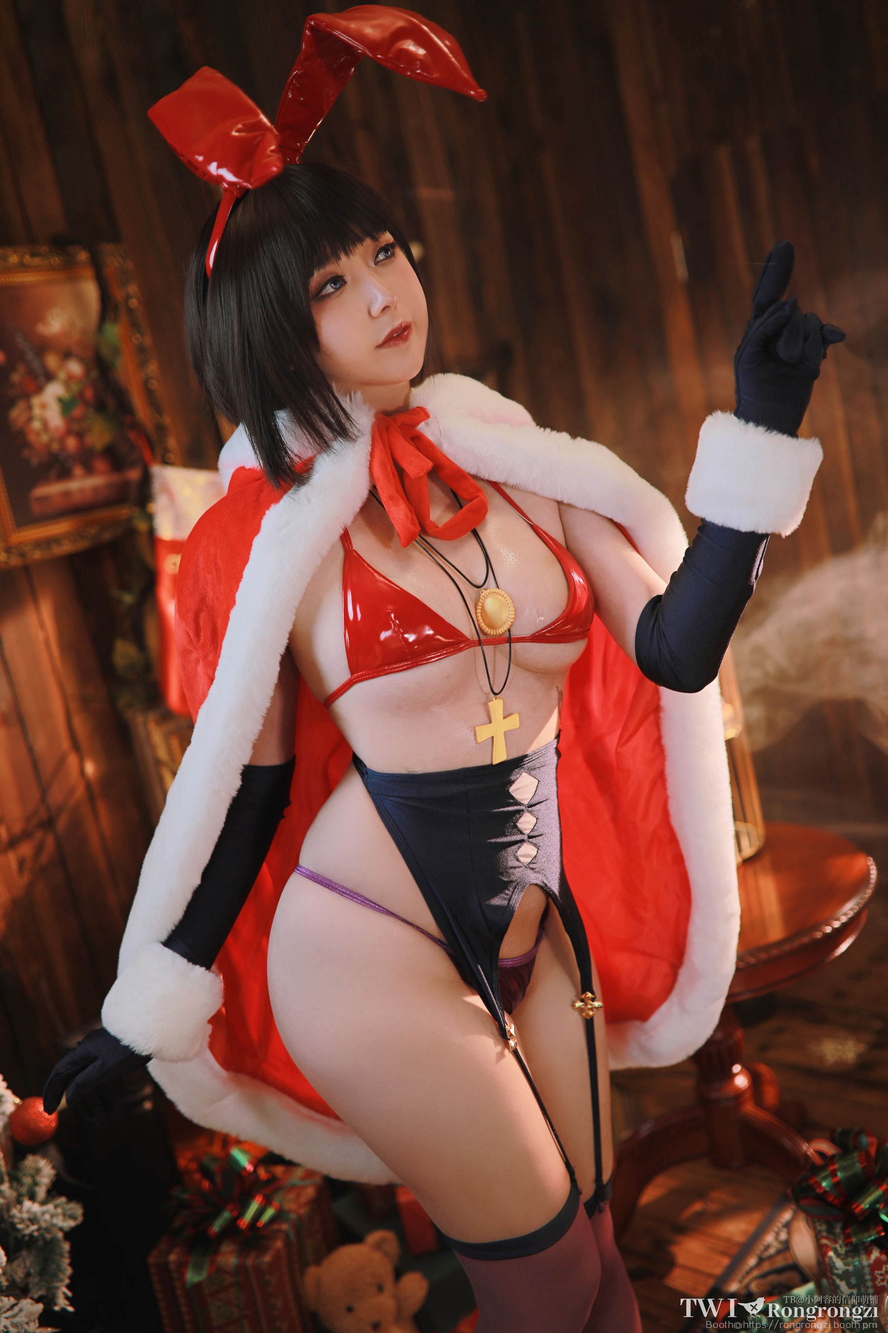 [网红COSER写真] 小容仔咕咕咕 - 魔太郎兔女郎