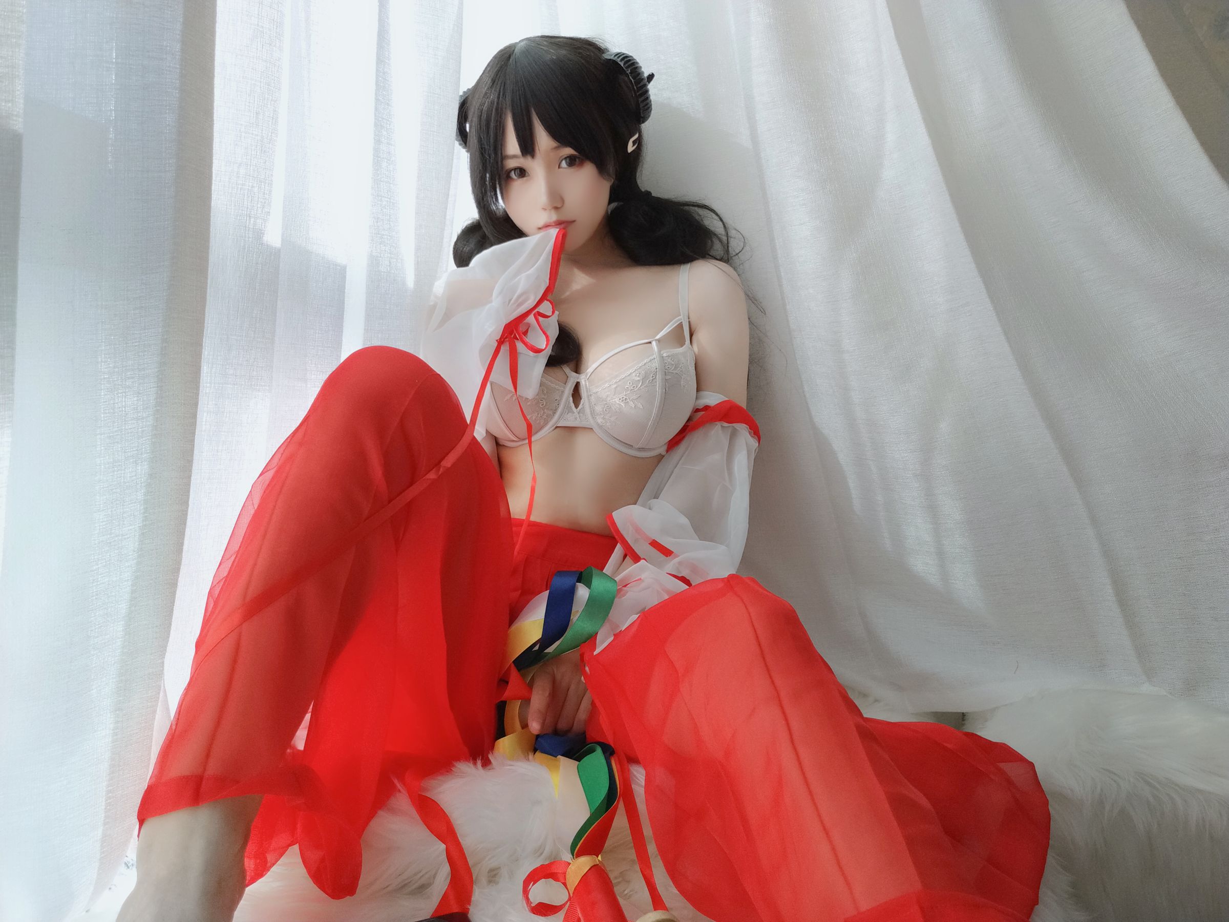 [网红COSER写真] 动漫博主小仓千代w - 巫女DLC