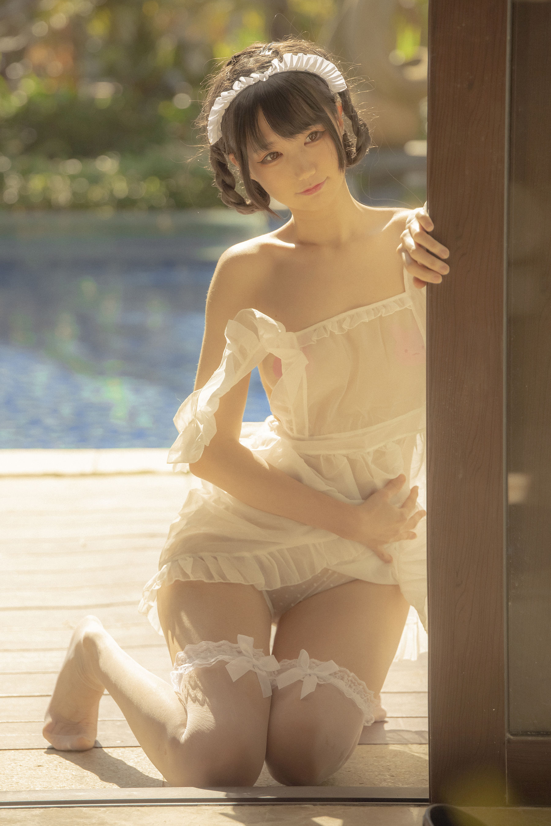 [网红COSER写真] NAGISA魔物喵 - 女仆的夏天