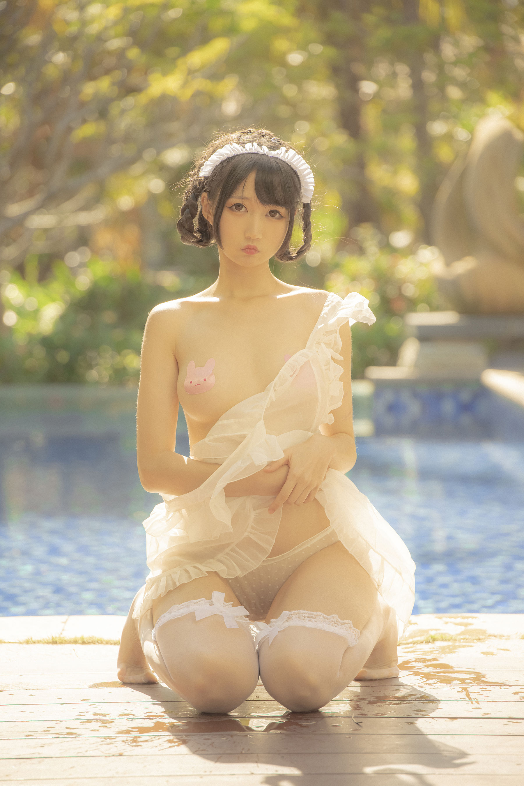 [网红COSER写真] NAGISA魔物喵 - 女仆的夏天
