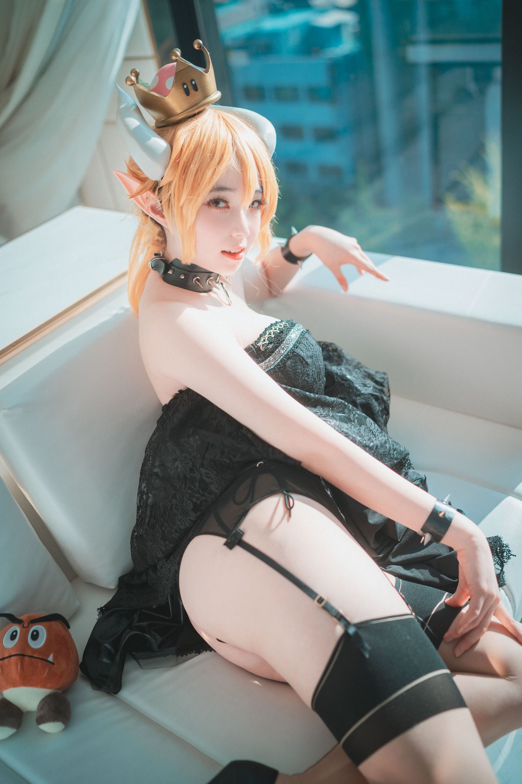 [DJAWA]  BamBi - Halloween with Bowsette 写真套图