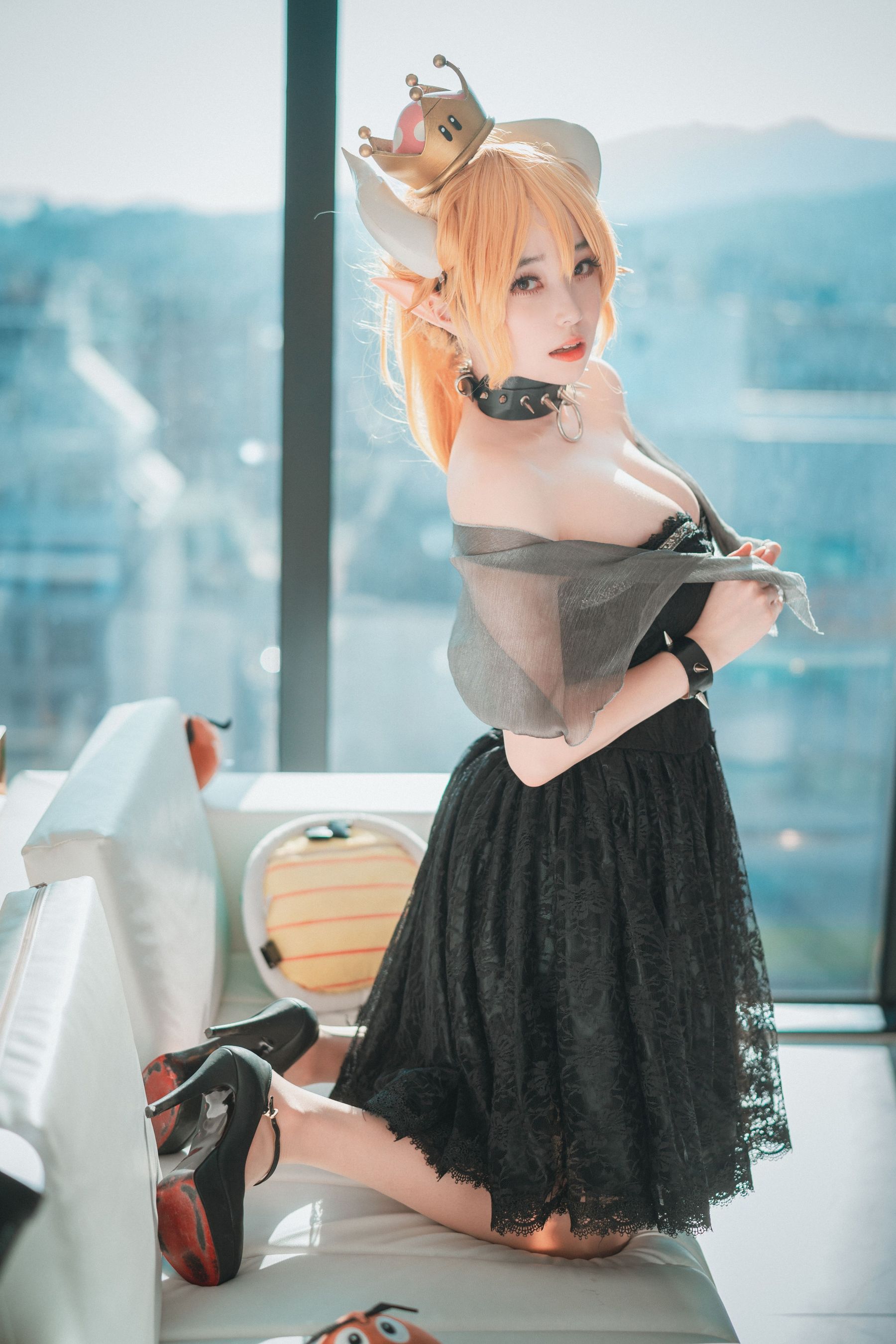 [DJAWA]  BamBi - Halloween with Bowsette 写真套图