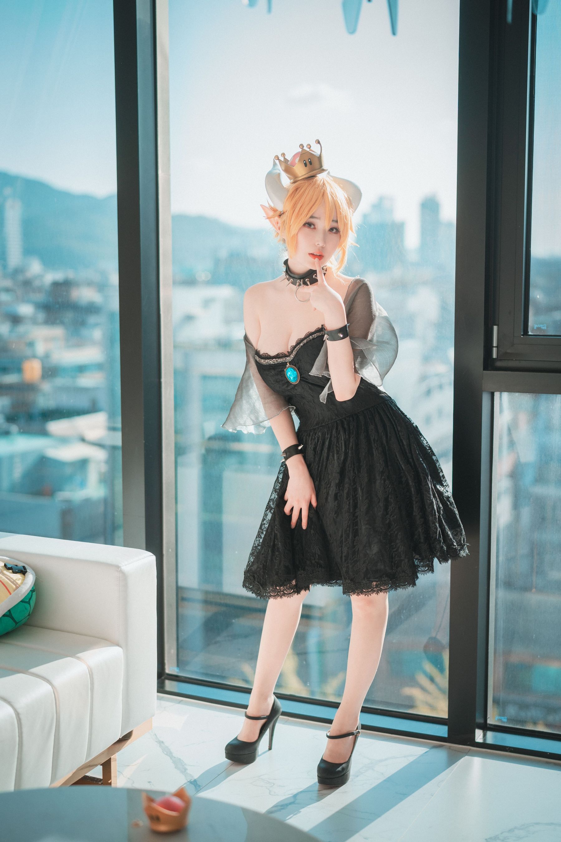 [DJAWA]  BamBi - Halloween with Bowsette 写真套图