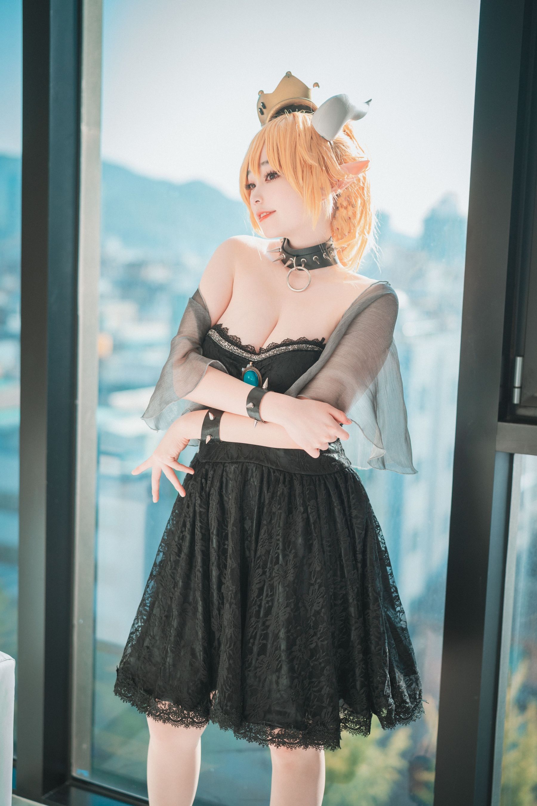 [DJAWA]  BamBi - Halloween with Bowsette 写真套图