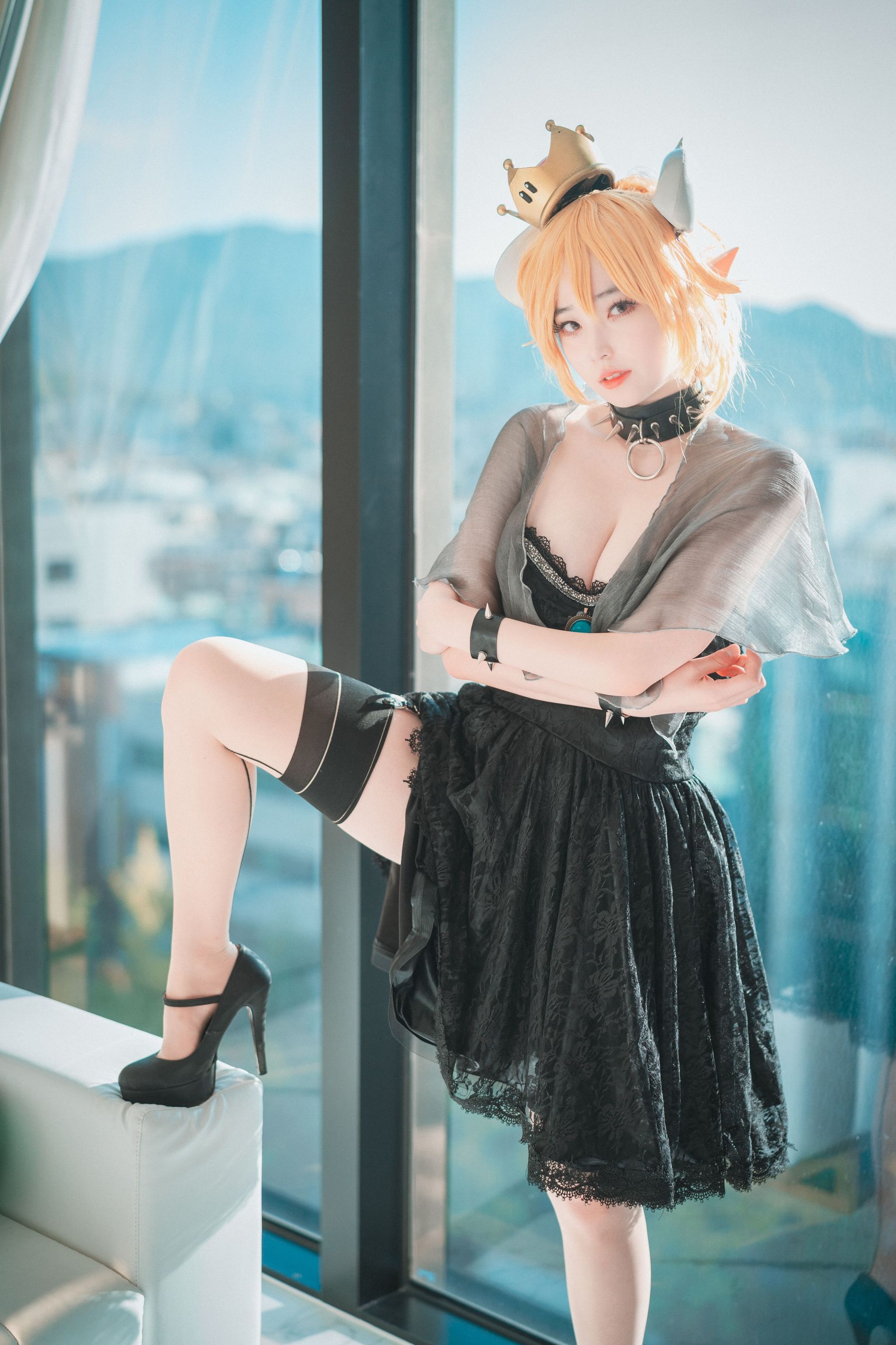 [DJAWA]  BamBi - Halloween with Bowsette 写真套图