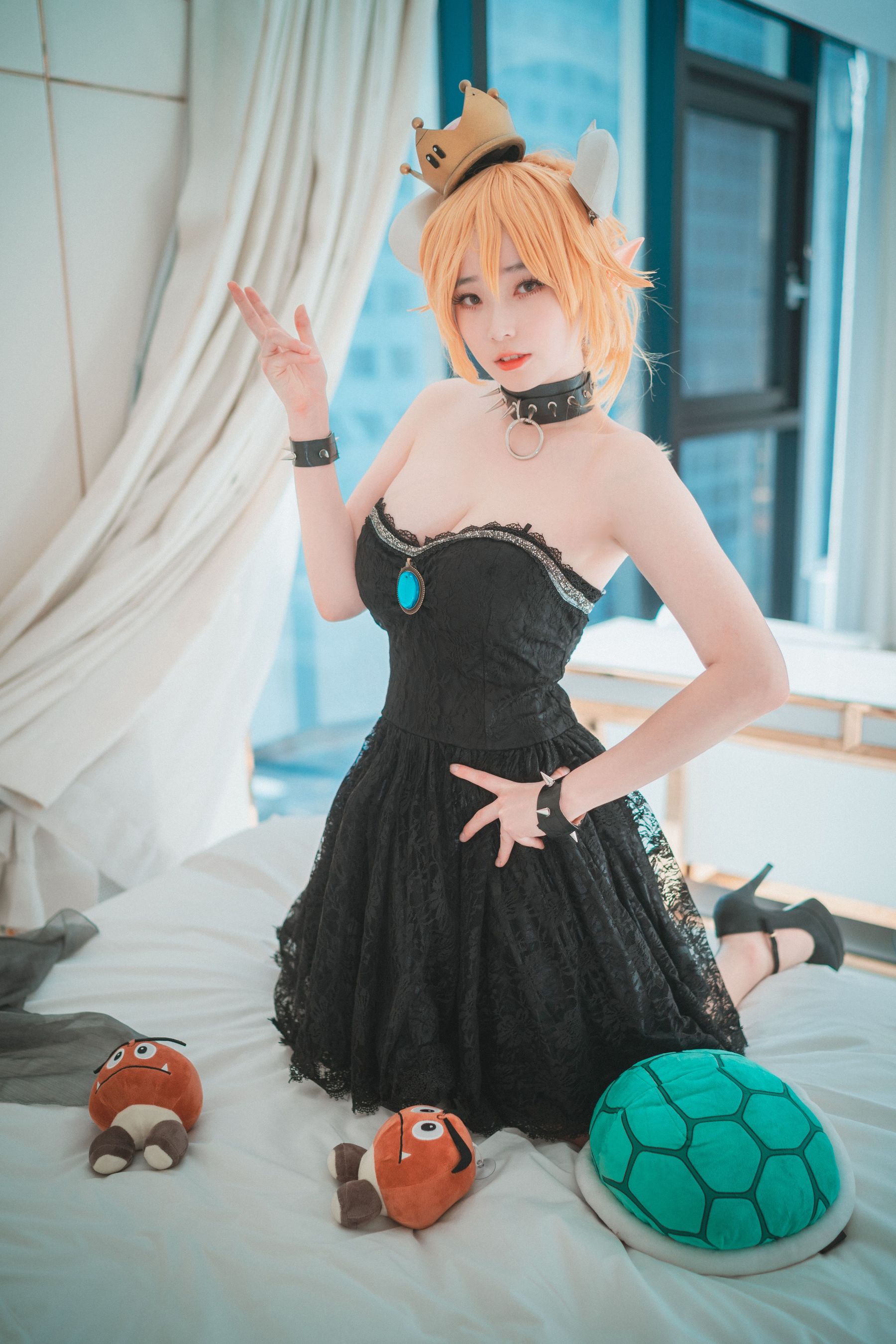 [DJAWA]  BamBi - Halloween with Bowsette 写真套图