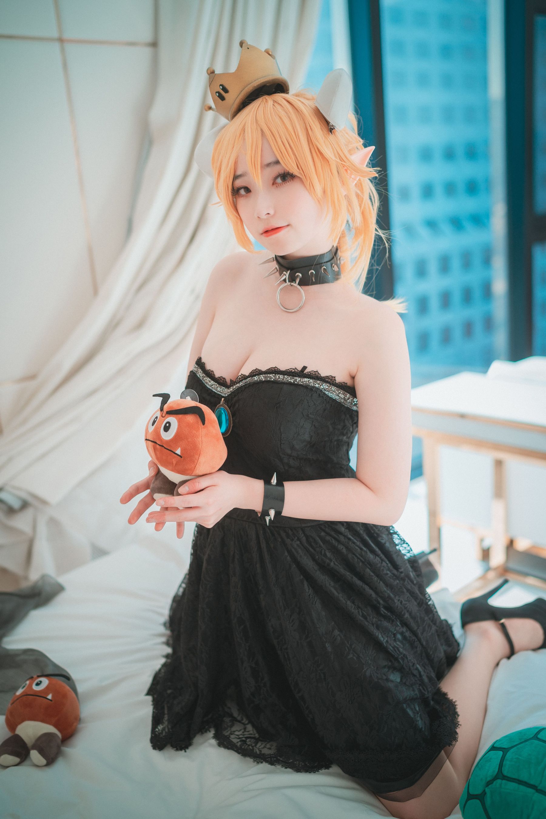 [DJAWA]  BamBi - Halloween with Bowsette 写真套图