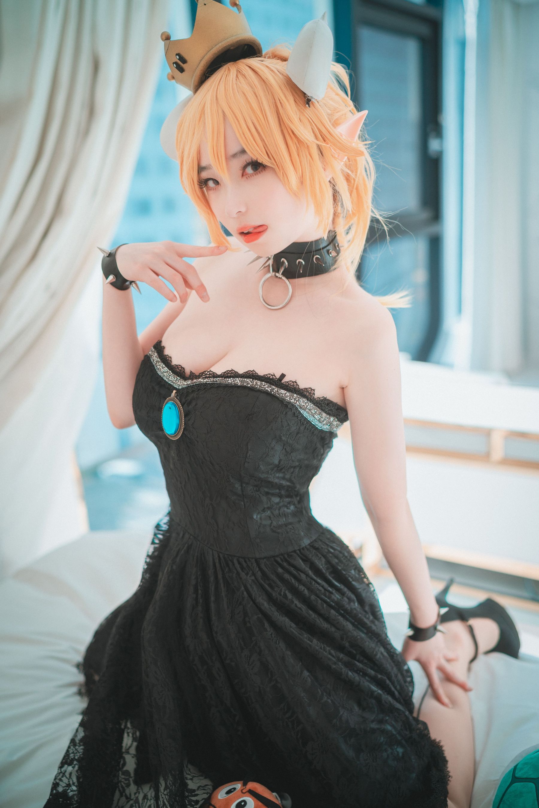 [DJAWA]  BamBi - Halloween with Bowsette 写真套图