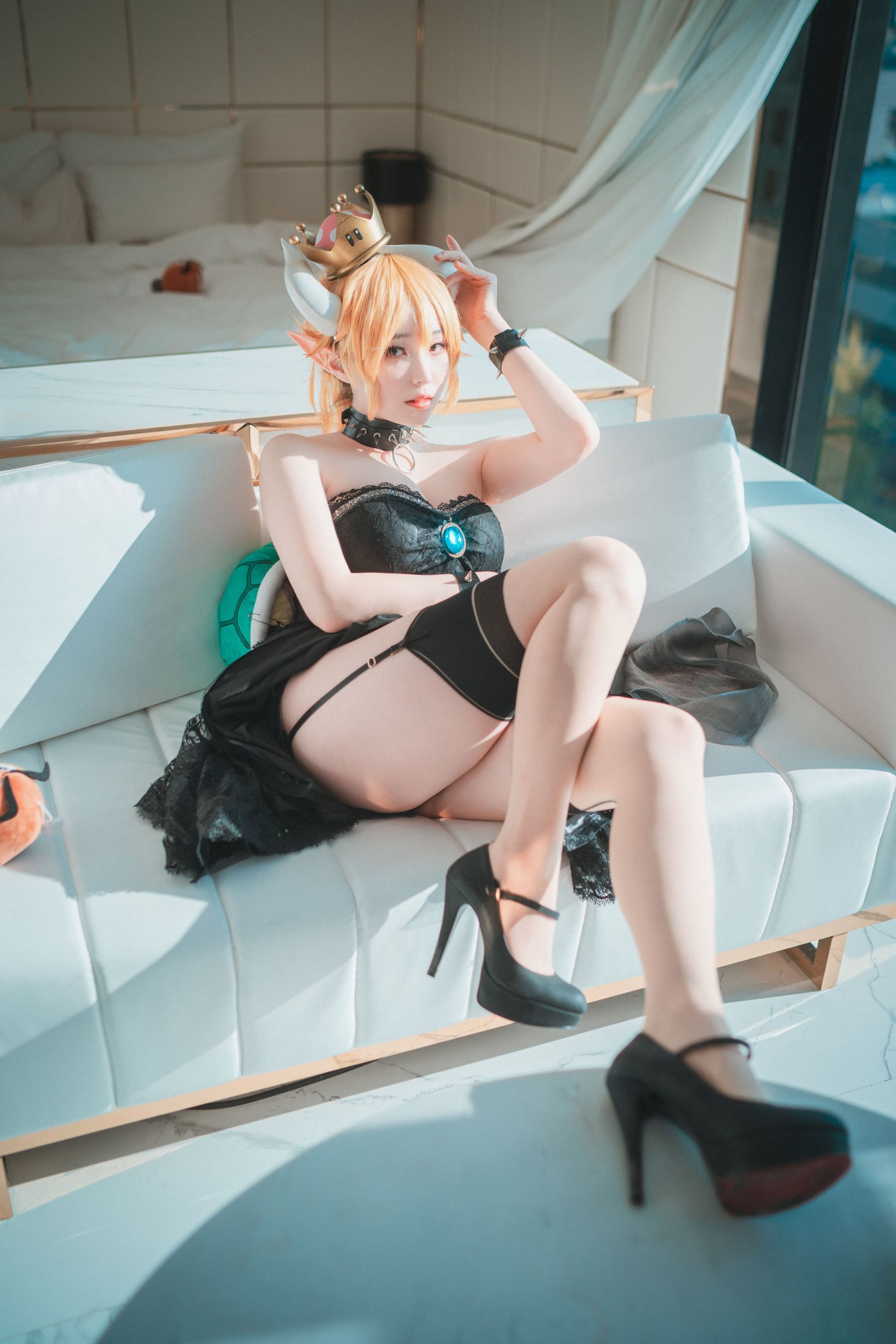 [DJAWA]  BamBi - Halloween with Bowsette 写真套图