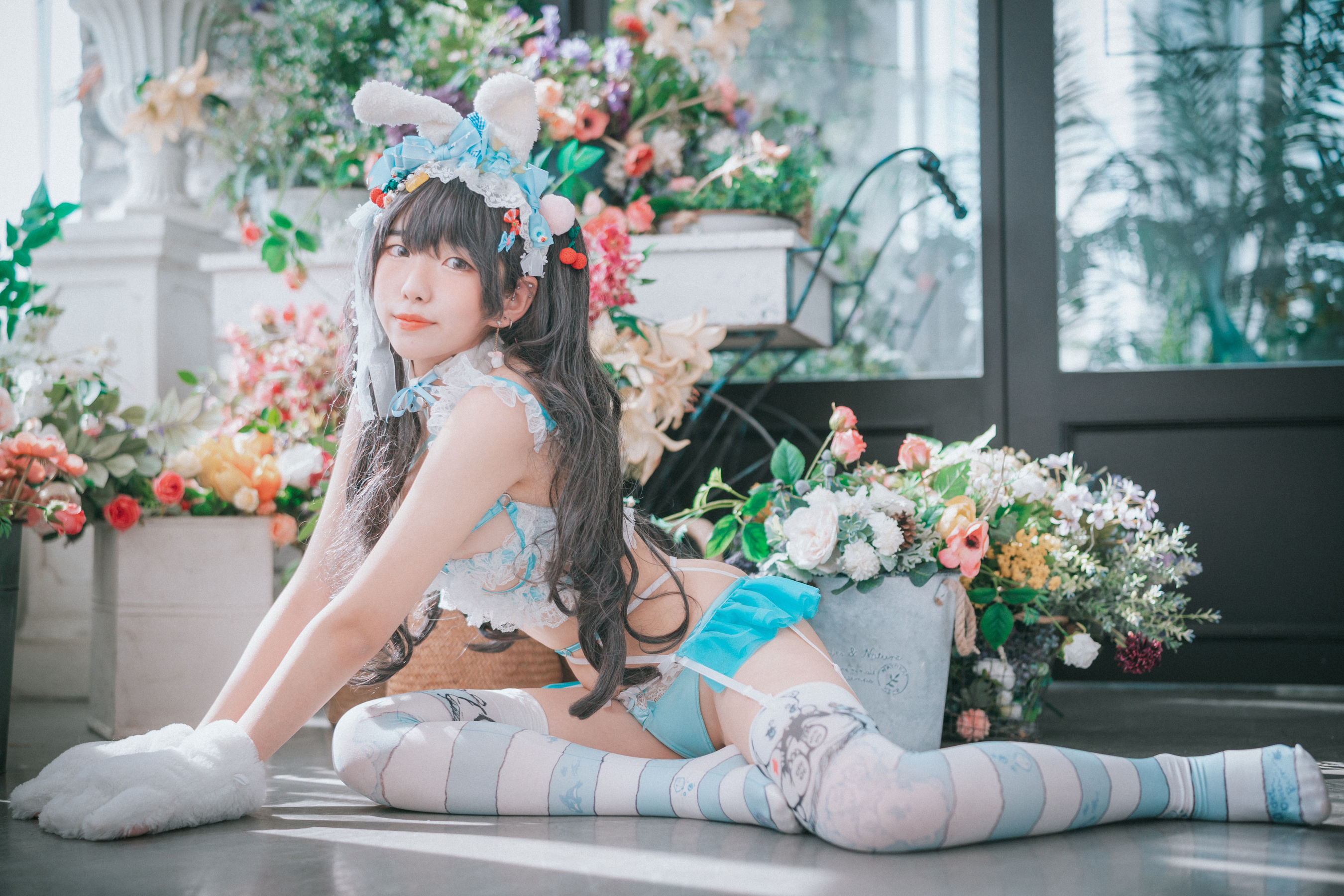 [DJAWA]  Sonson - Turquoise Bunny 写真套图