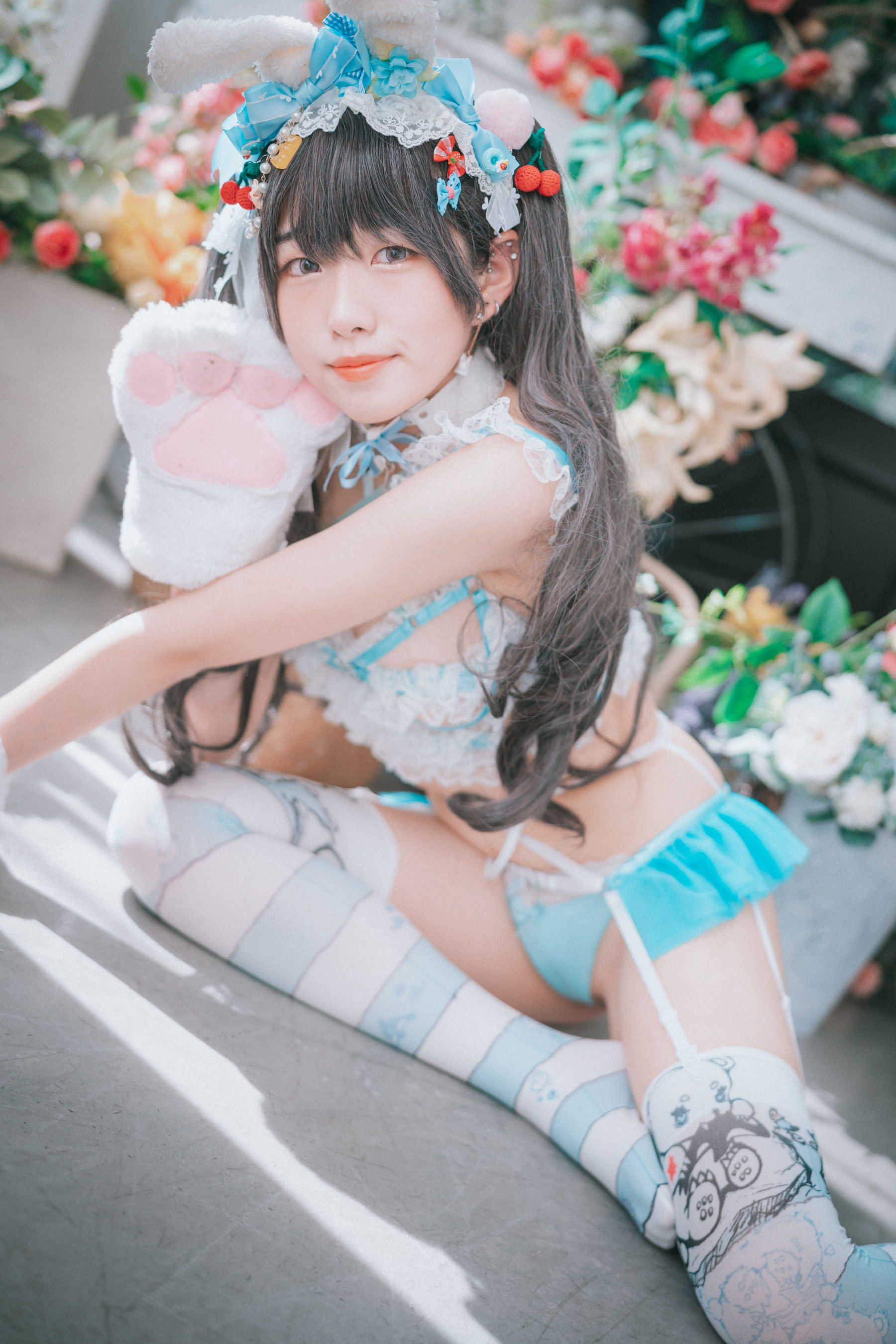 [DJAWA]  Sonson - Turquoise Bunny 写真套图