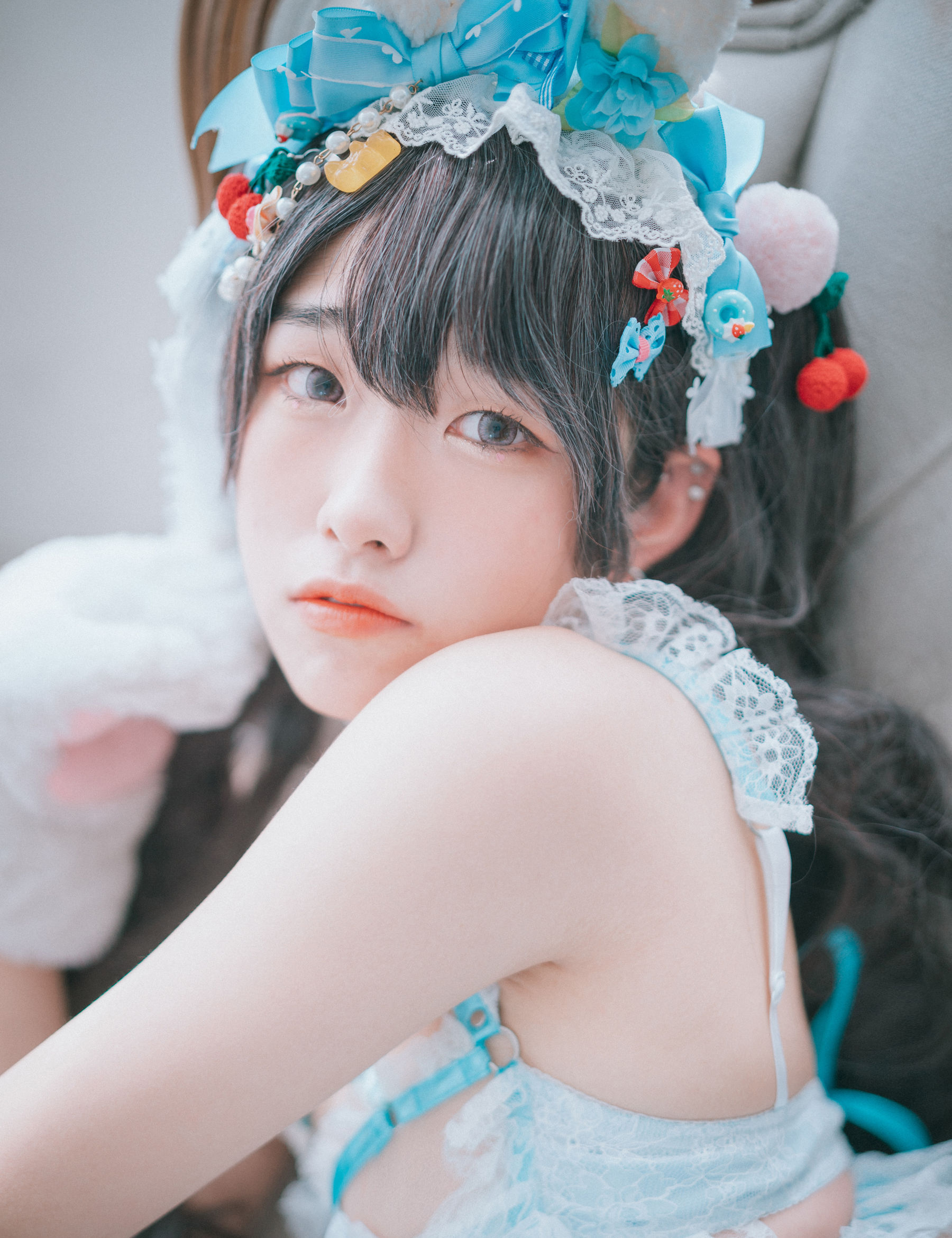 [DJAWA]  Sonson - Turquoise Bunny 写真套图