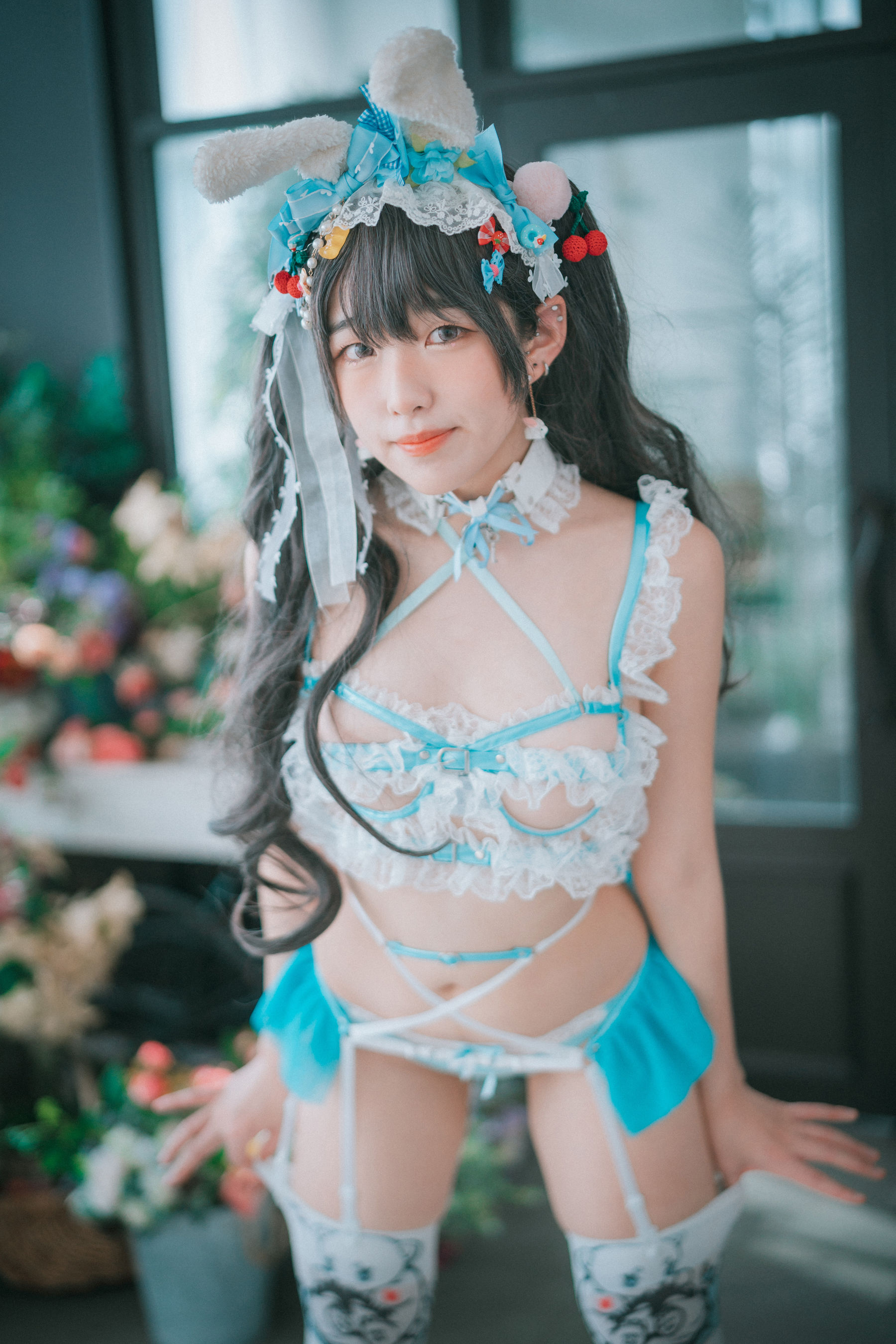 [DJAWA]  Sonson - Turquoise Bunny 写真套图