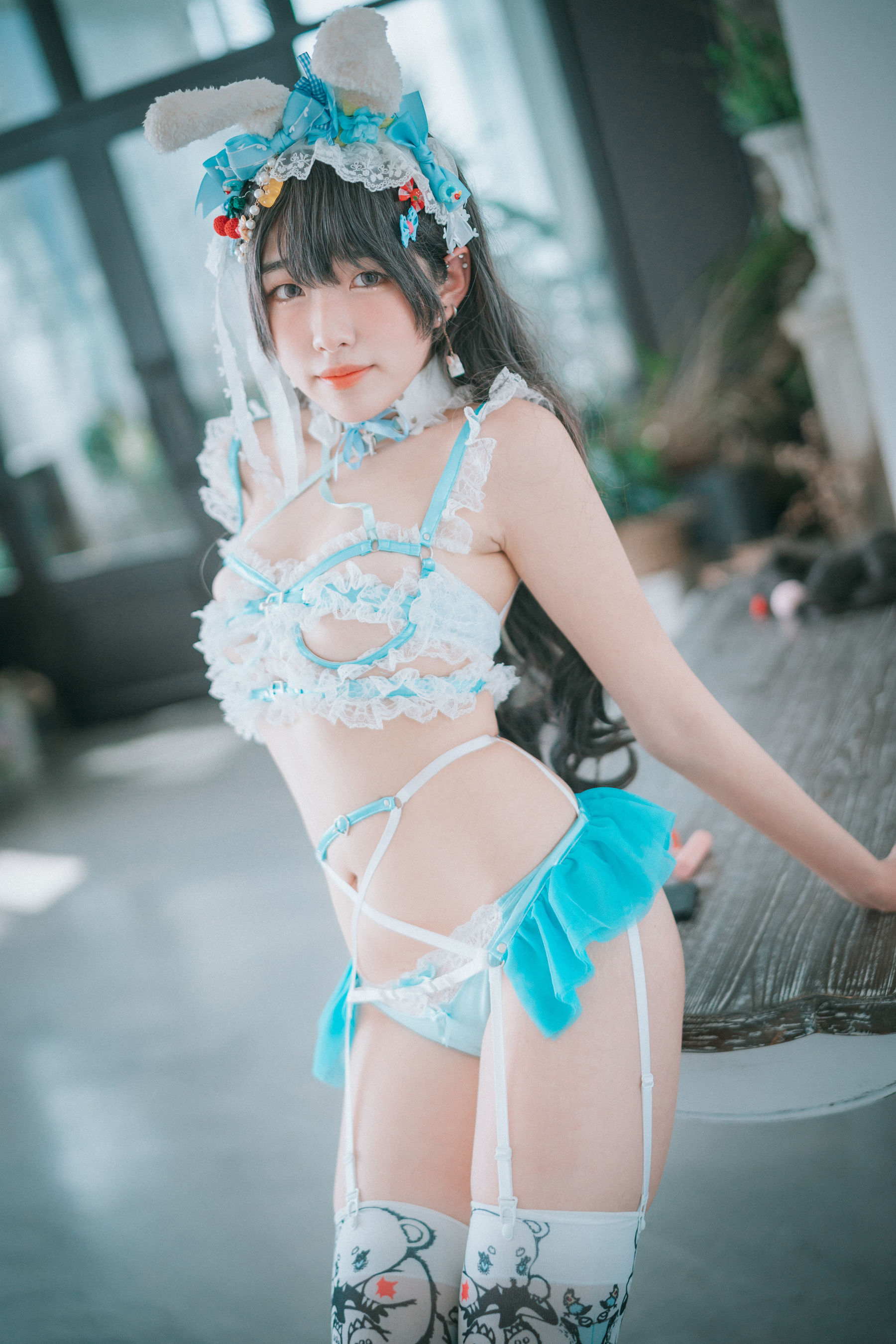 [DJAWA]  Sonson - Turquoise Bunny 写真套图