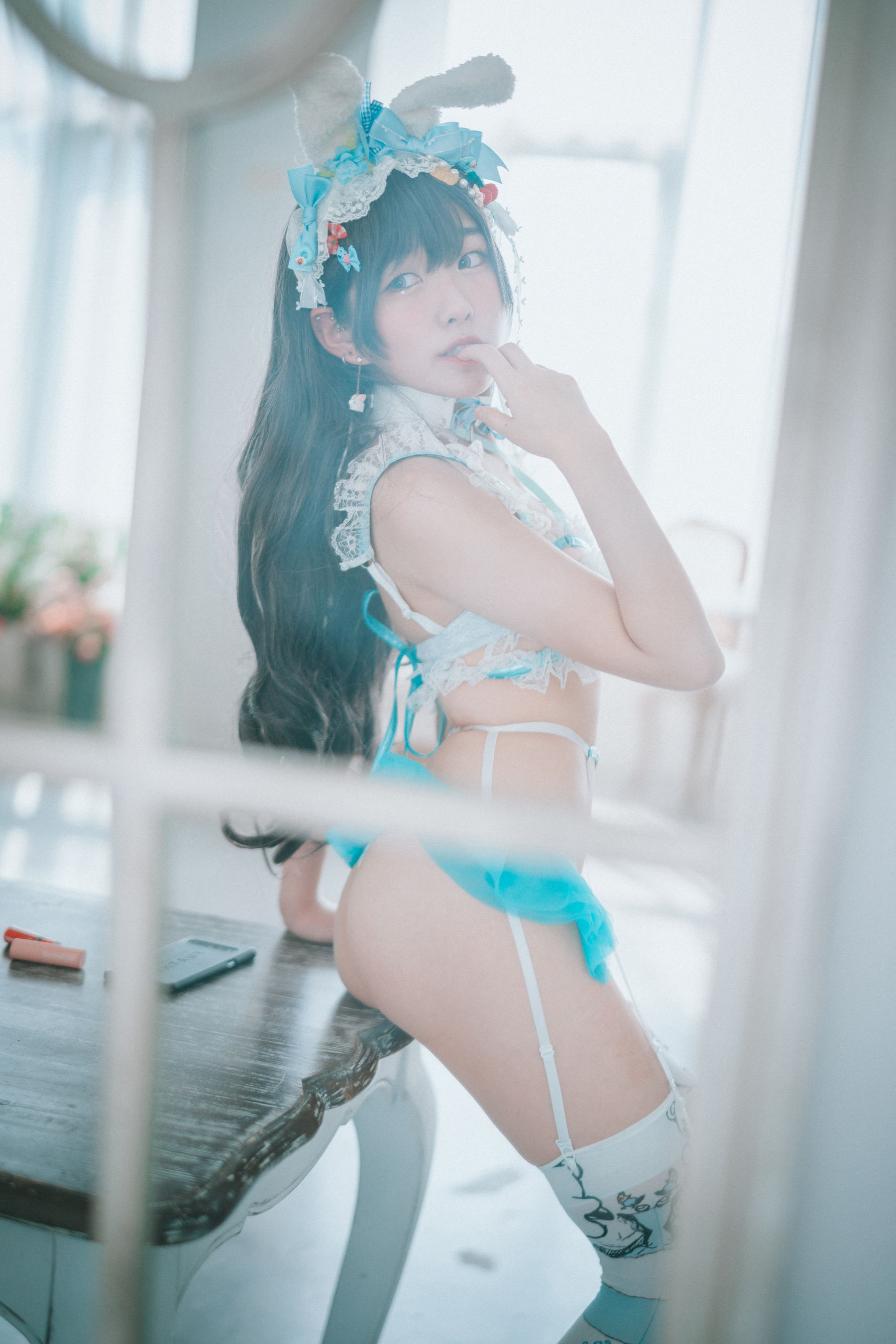 [DJAWA]  Sonson - Turquoise Bunny 写真套图