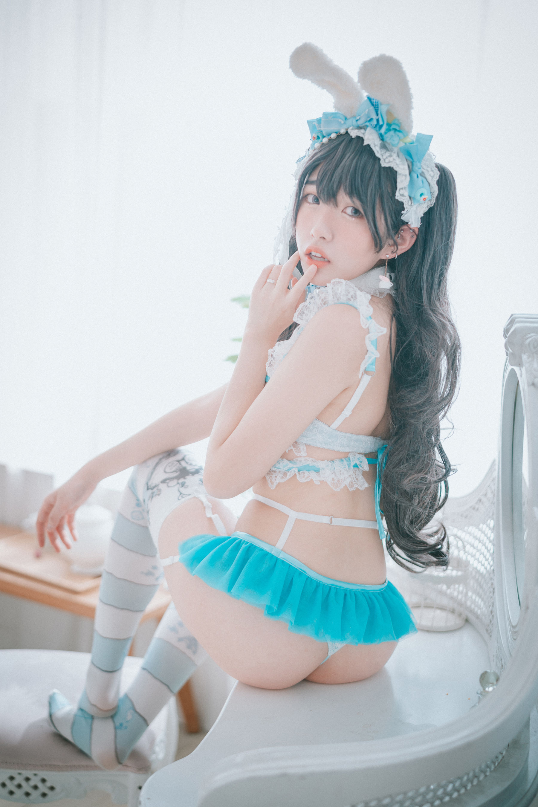 [DJAWA]  Sonson - Turquoise Bunny 写真套图