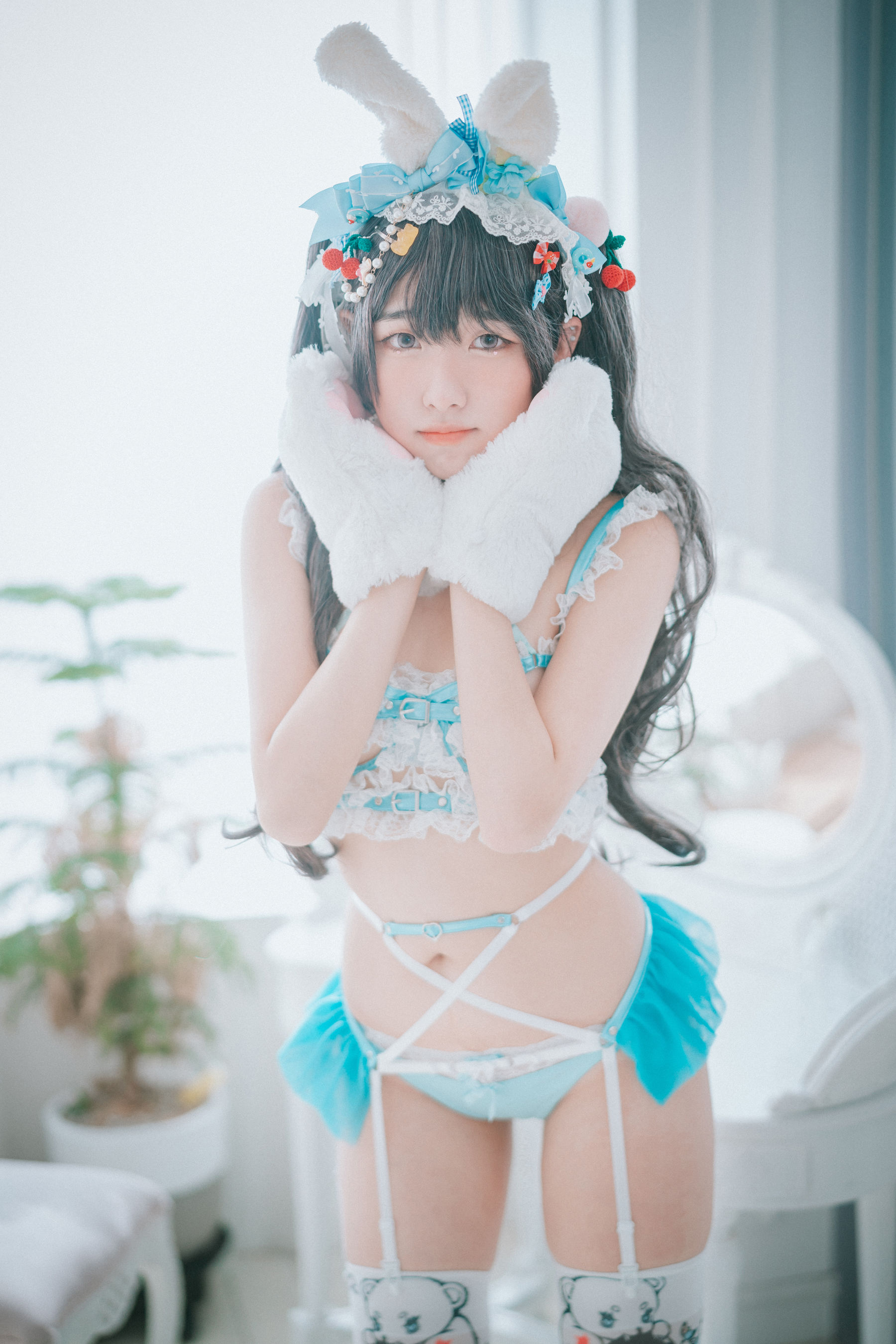 [DJAWA]  Sonson - Turquoise Bunny 写真套图