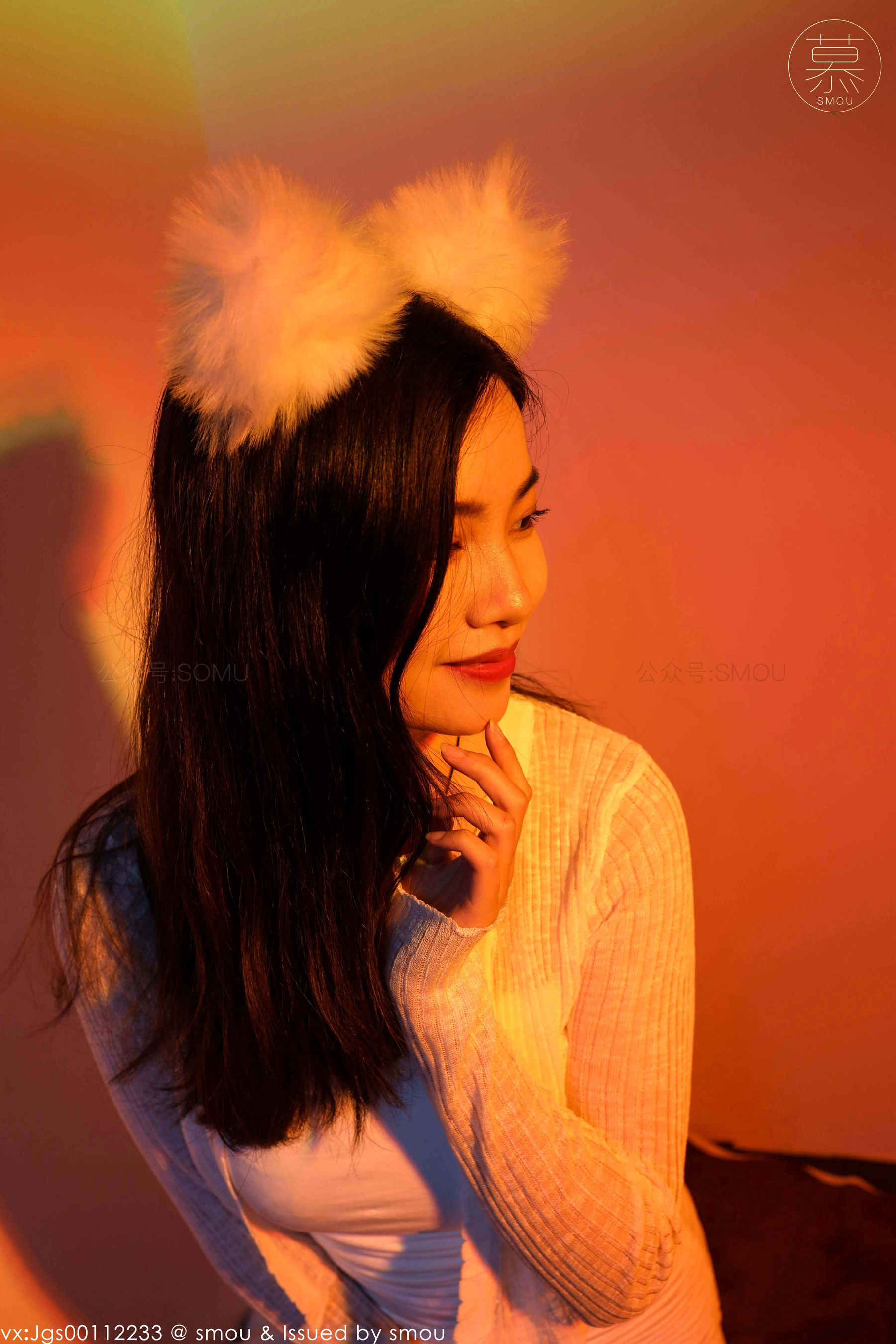 [丝慕SMOU] 蜜系列 M012 文欣 丝袜美腿套图